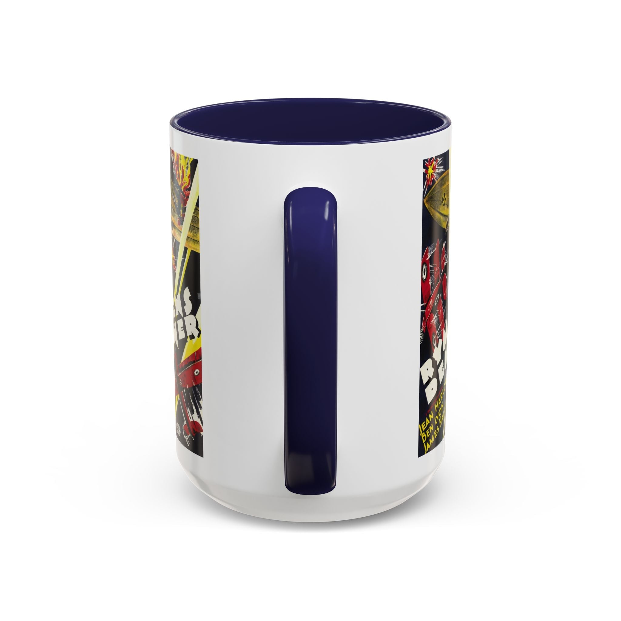 Cult Classic Movie Poster Art Accent Coffee Mug (11, 15oz) - Rymdens Demoner 1930 - POPvault