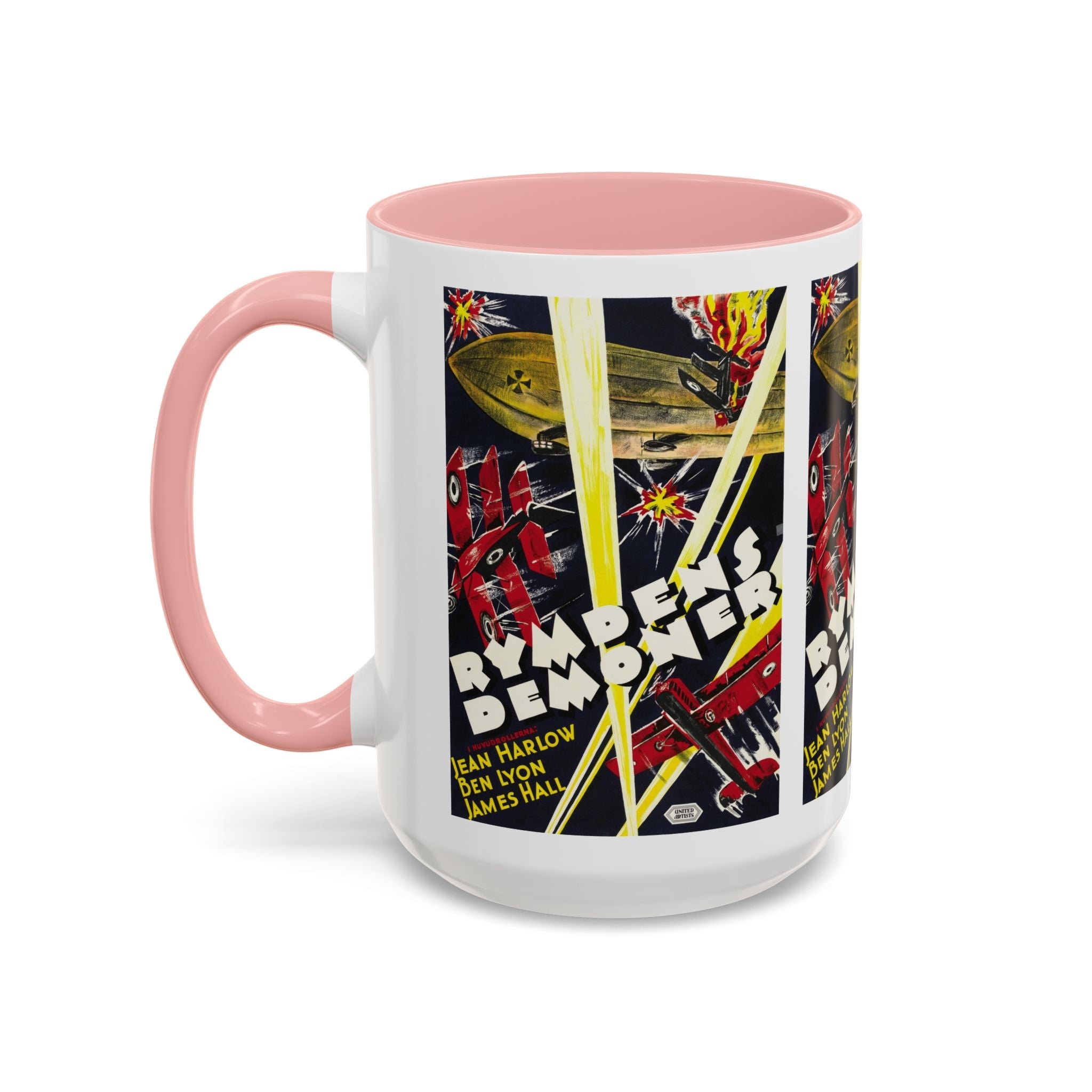 Cult Classic Movie Poster Art Accent Coffee Mug (11, 15oz) - Rymdens Demoner 1930 - POPvault