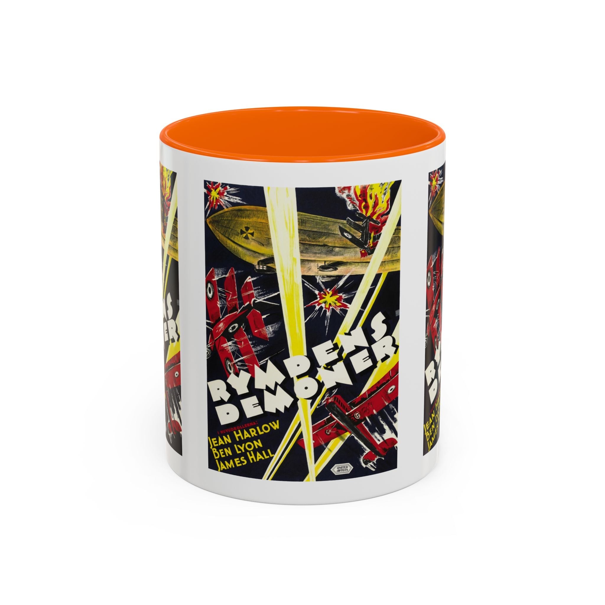 Cult Classic Movie Poster Art Accent Coffee Mug (11, 15oz) - Rymdens Demoner 1930 - POPvault