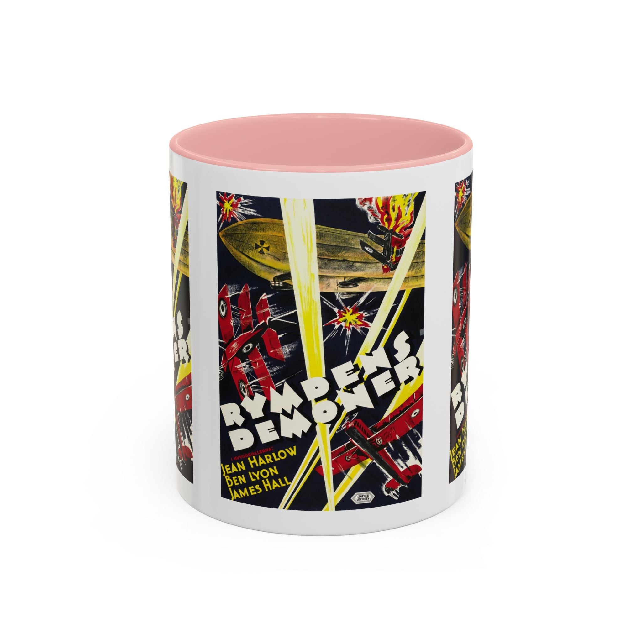 Cult Classic Movie Poster Art Accent Coffee Mug (11, 15oz) - Rymdens Demoner 1930 - POPvault