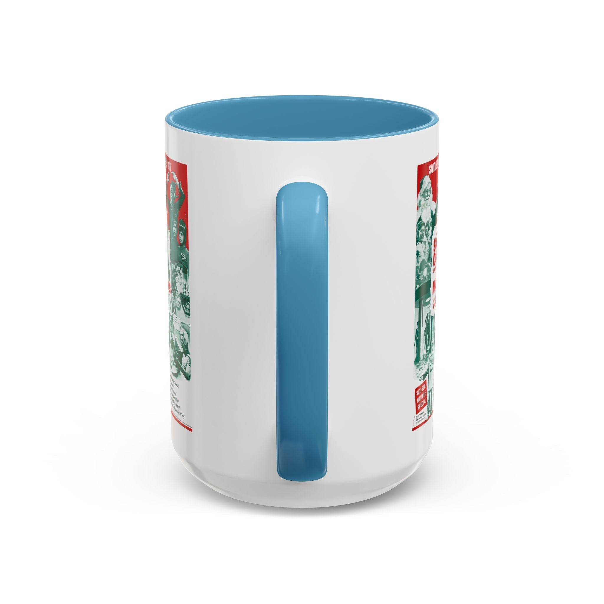 Cult Classic Movie Poster Art Accent Coffee Mug (11, 15oz) - Santa Claus Conquers The Martians 1964 - POPvault