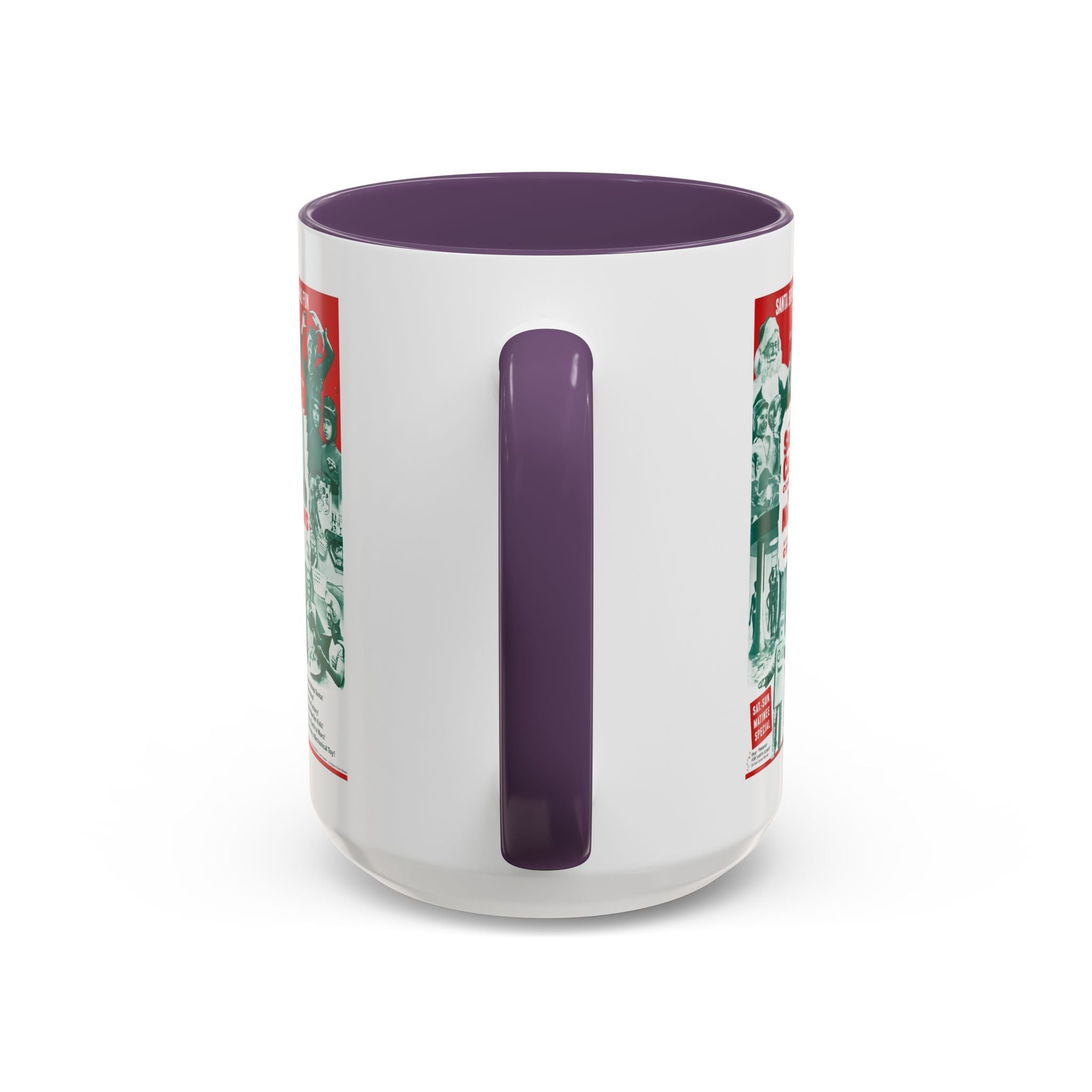 Cult Classic Movie Poster Art Accent Coffee Mug (11, 15oz) - Santa Claus Conquers The Martians 1964 - POPvault
