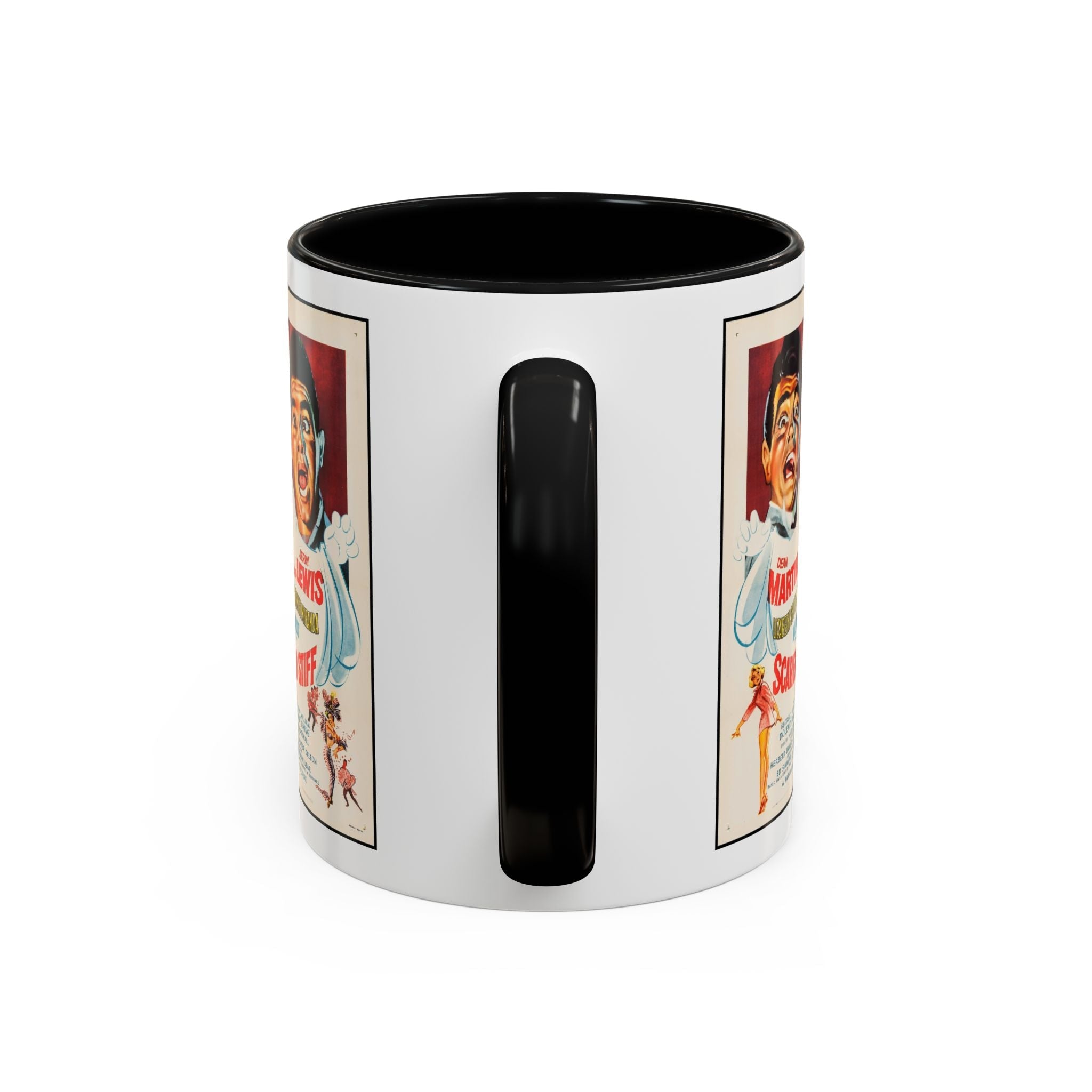 Cult Classic Movie Poster Art Accent Coffee Mug (11, 15oz) - Scared Stiff | Martin & Lewis 1953 - POPvault