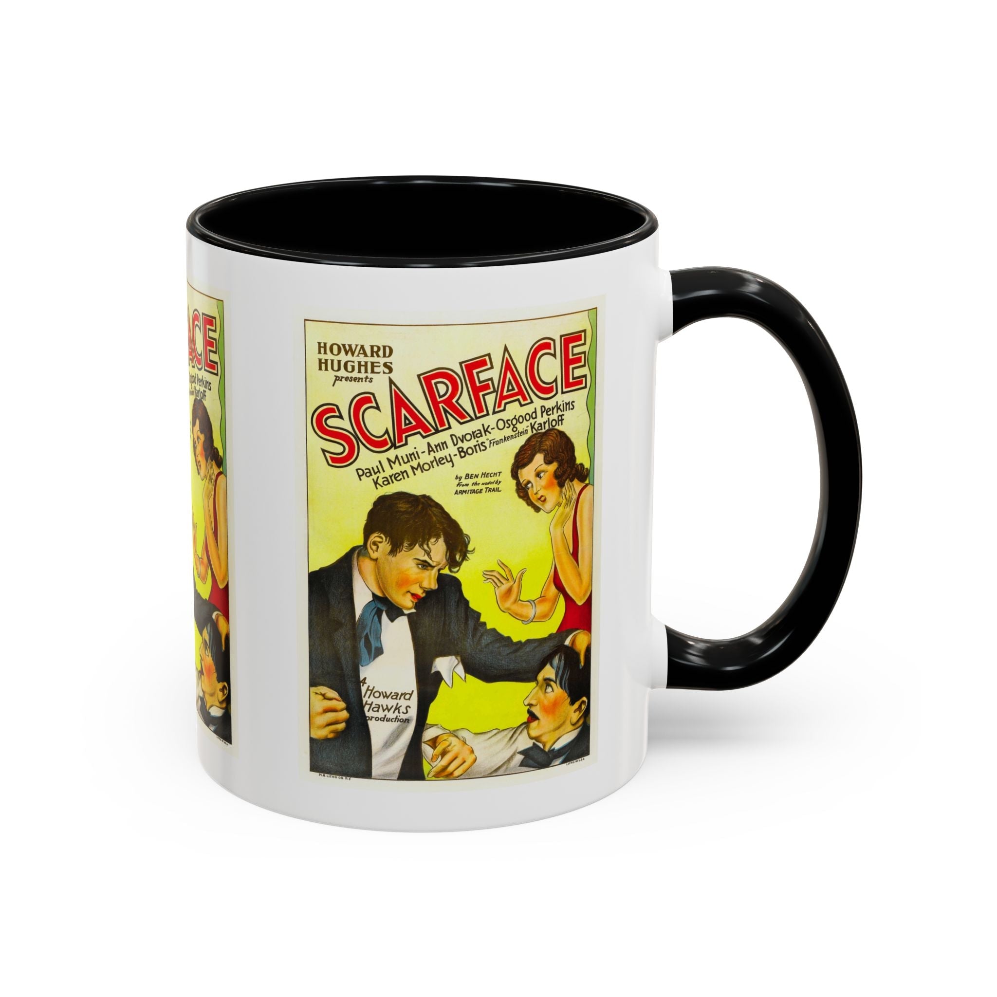 Cult Classic Movie Poster Art Accent Coffee Mug (11, 15oz) - Scarface 1932 - POPvault