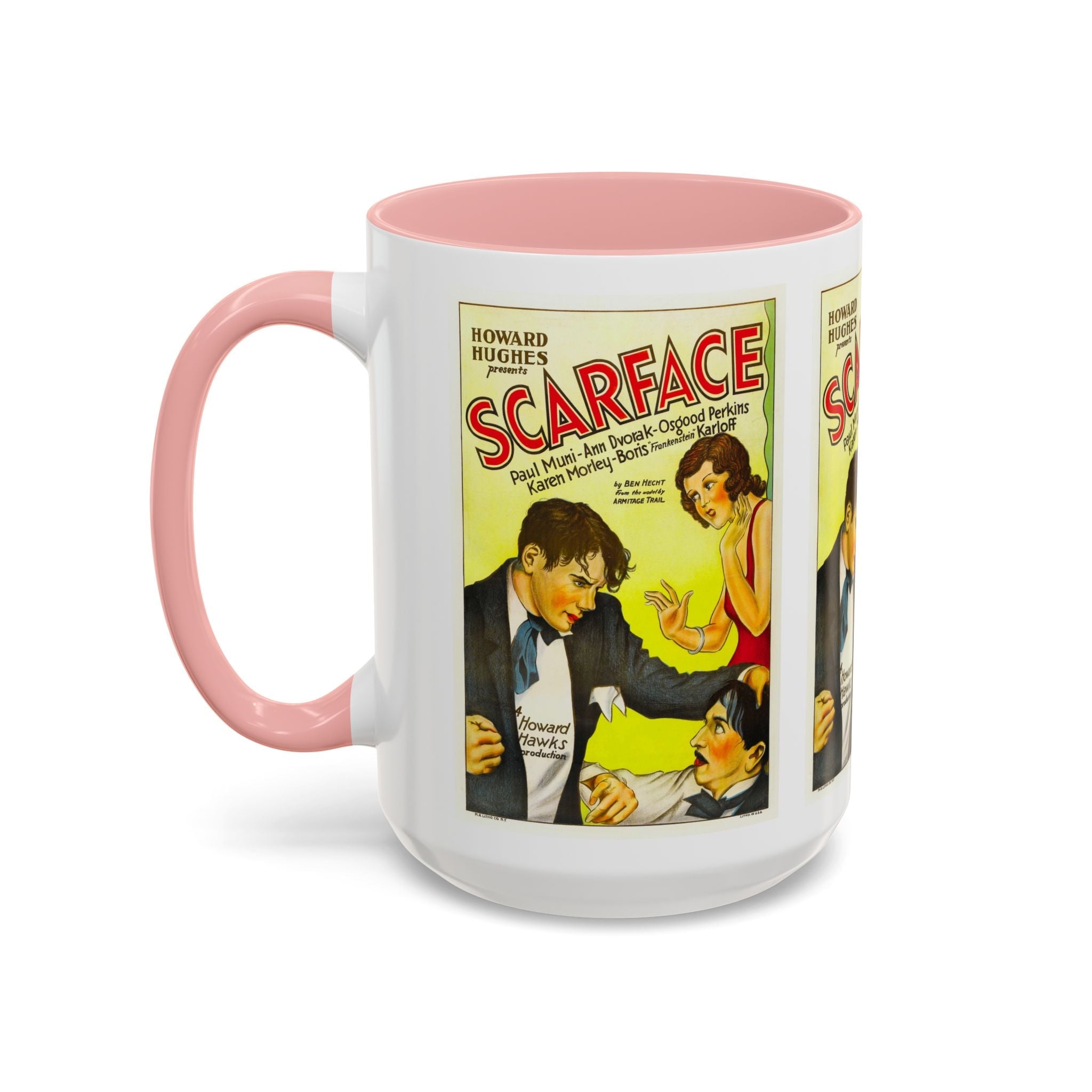 Cult Classic Movie Poster Art Accent Coffee Mug (11, 15oz) - Scarface 1932 - POPvault