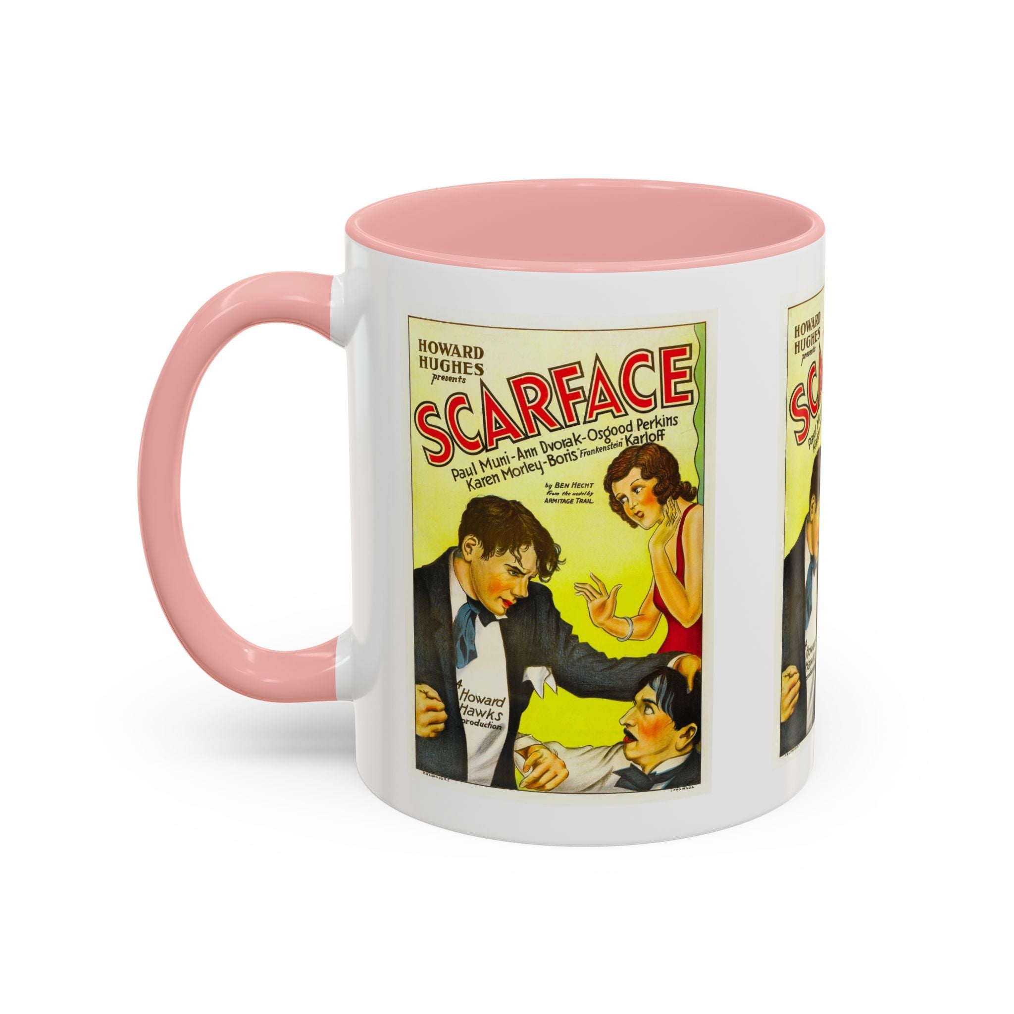 Cult Classic Movie Poster Art Accent Coffee Mug (11, 15oz) - Scarface 1932 - POPvault