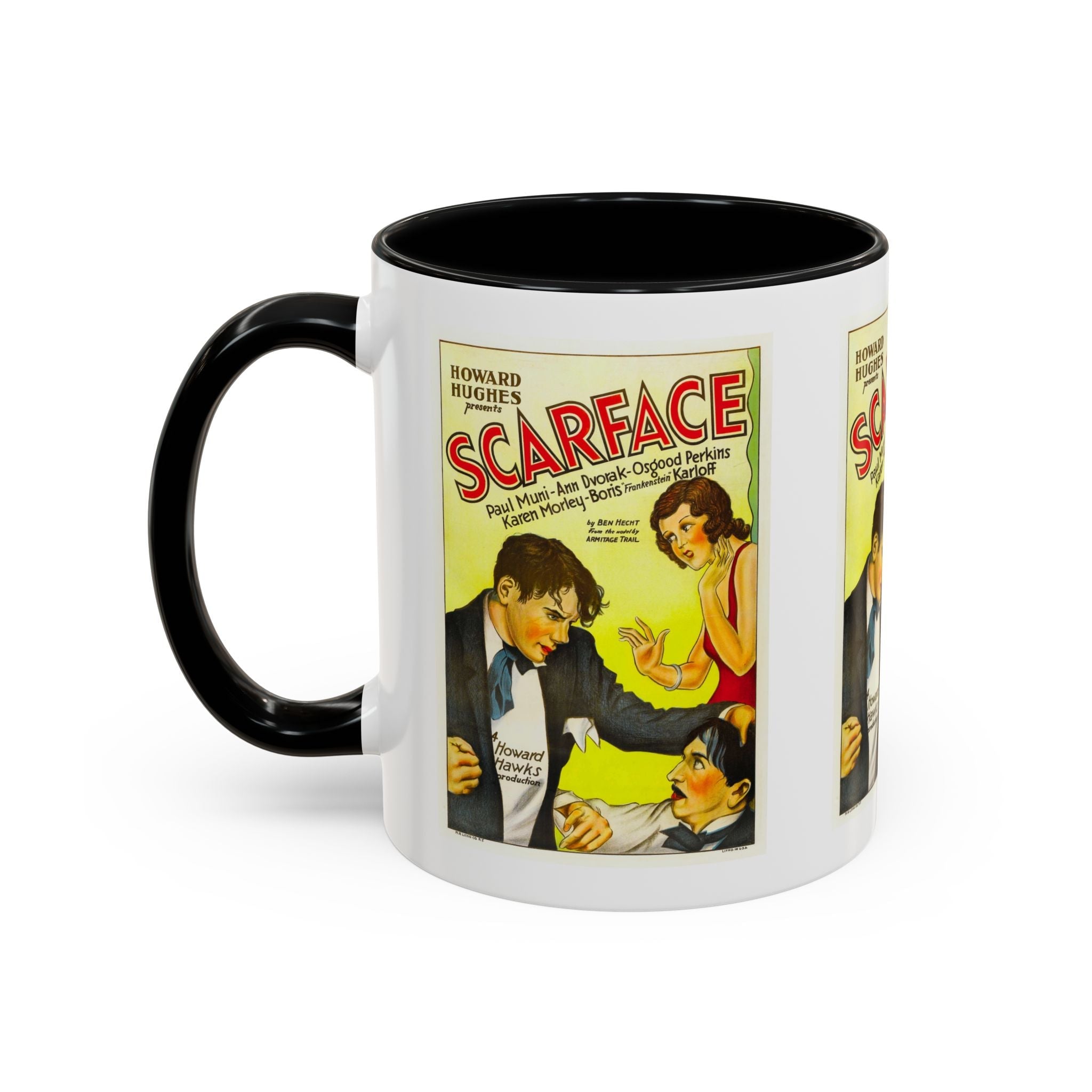 Cult Classic Movie Poster Art Accent Coffee Mug (11, 15oz) - Scarface 1932 - POPvault