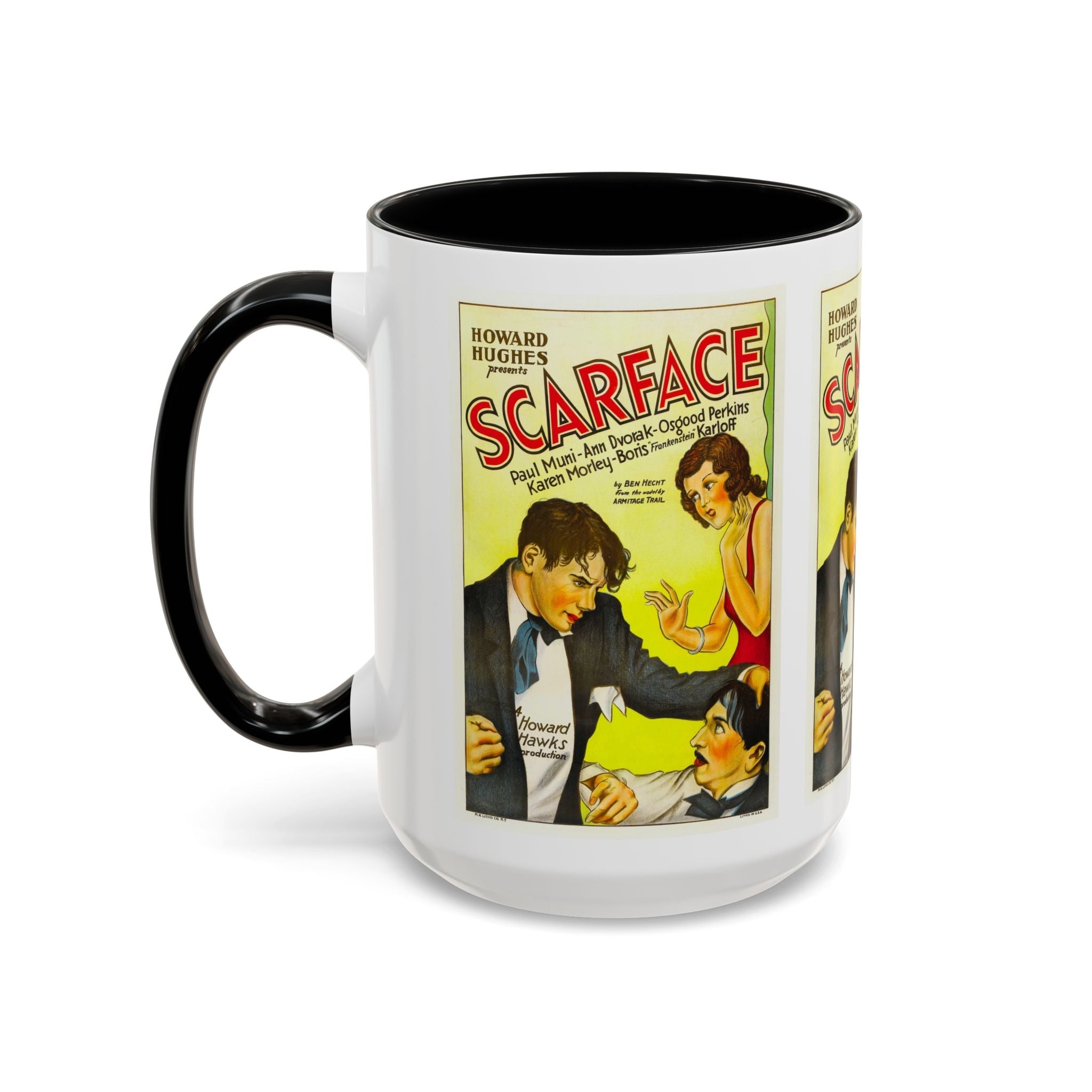 Cult Classic Movie Poster Art Accent Coffee Mug (11, 15oz) - Scarface 1932 - POPvault