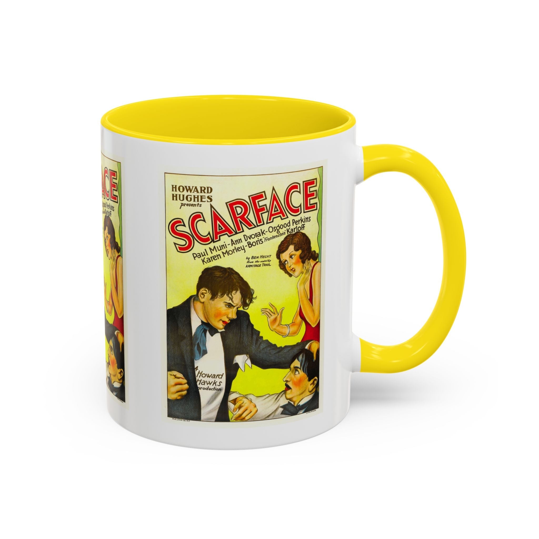 Cult Classic Movie Poster Art Accent Coffee Mug (11, 15oz) - Scarface 1932 - POPvault