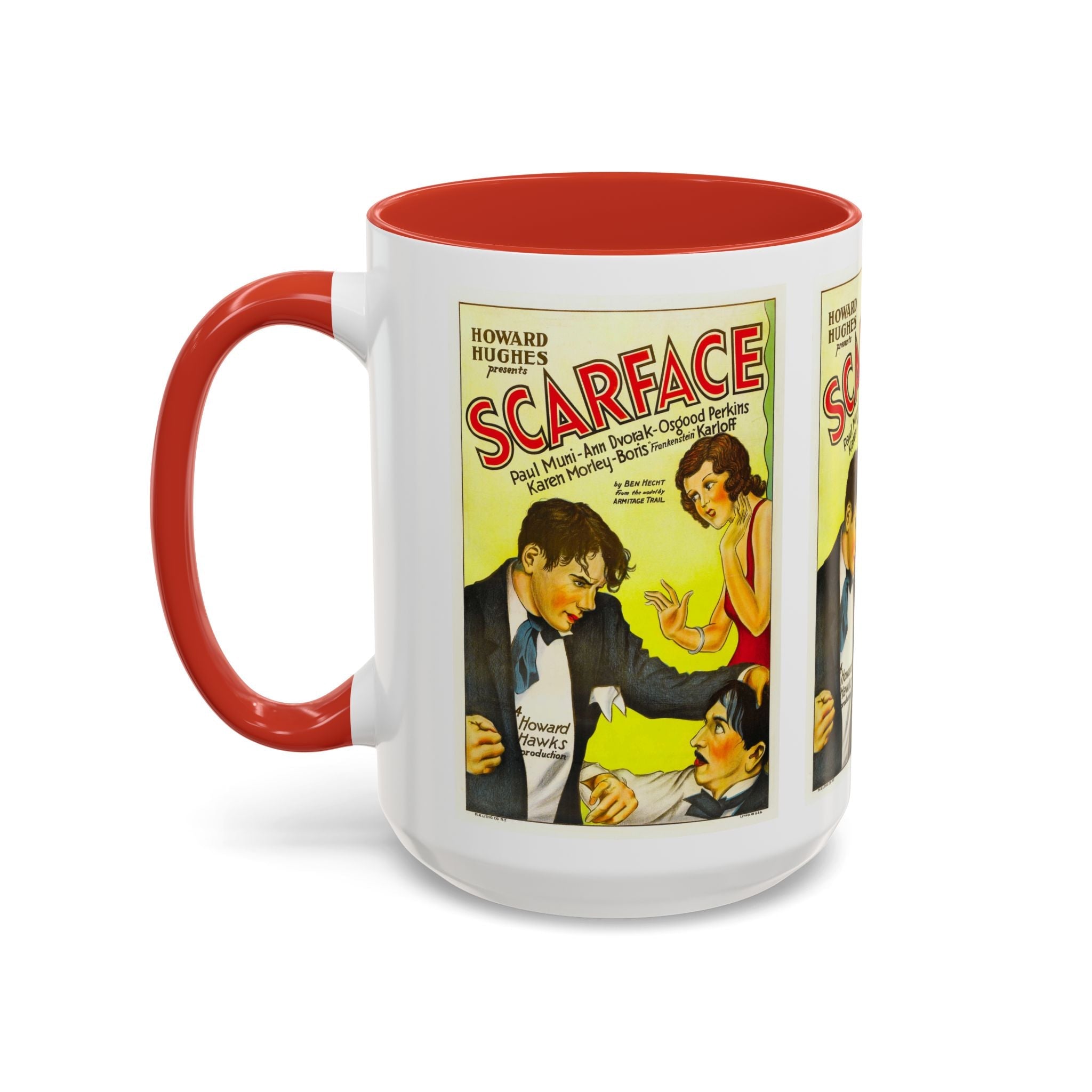 Cult Classic Movie Poster Art Accent Coffee Mug (11, 15oz) - Scarface 1932 - POPvault