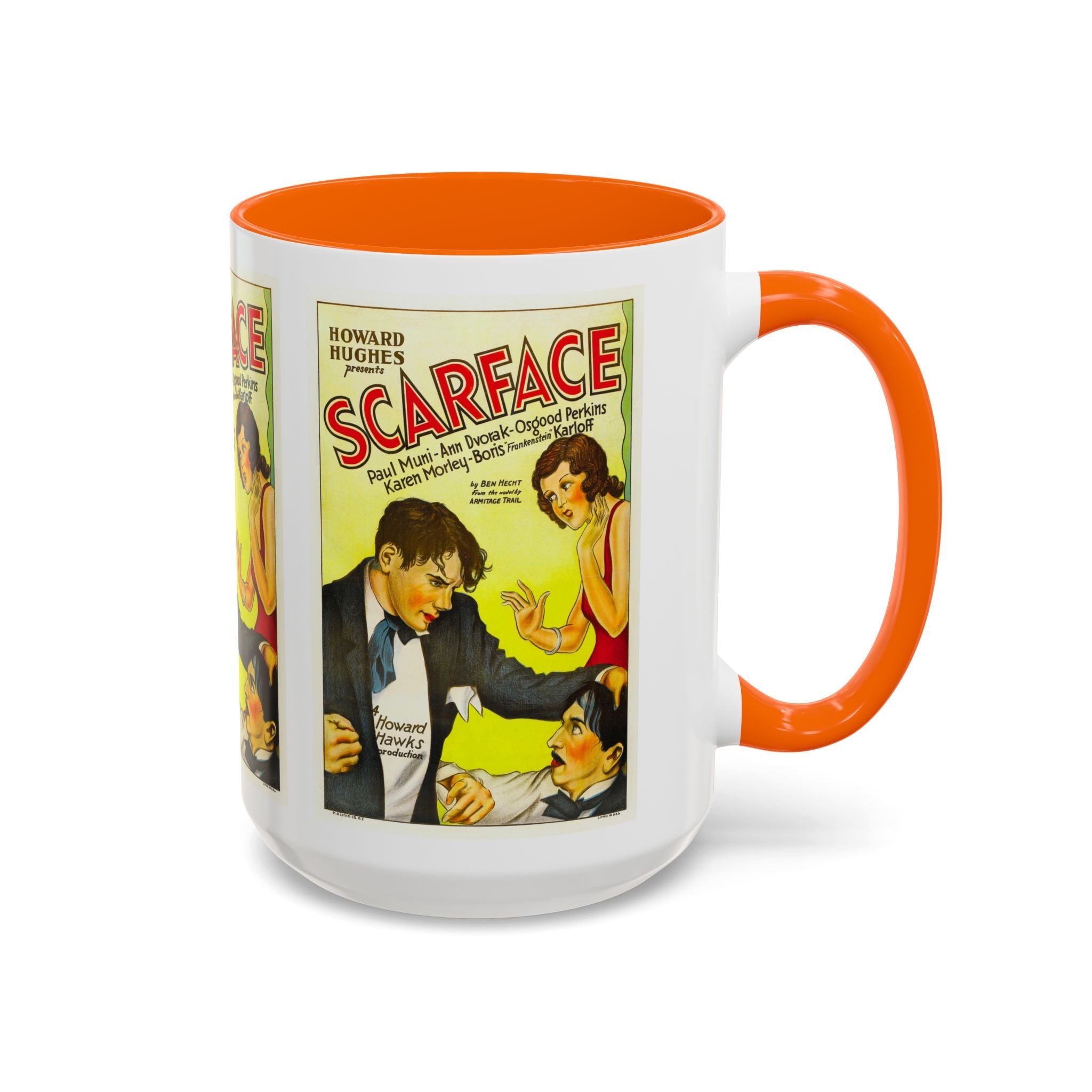 Cult Classic Movie Poster Art Accent Coffee Mug (11, 15oz) - Scarface 1932 - POPvault