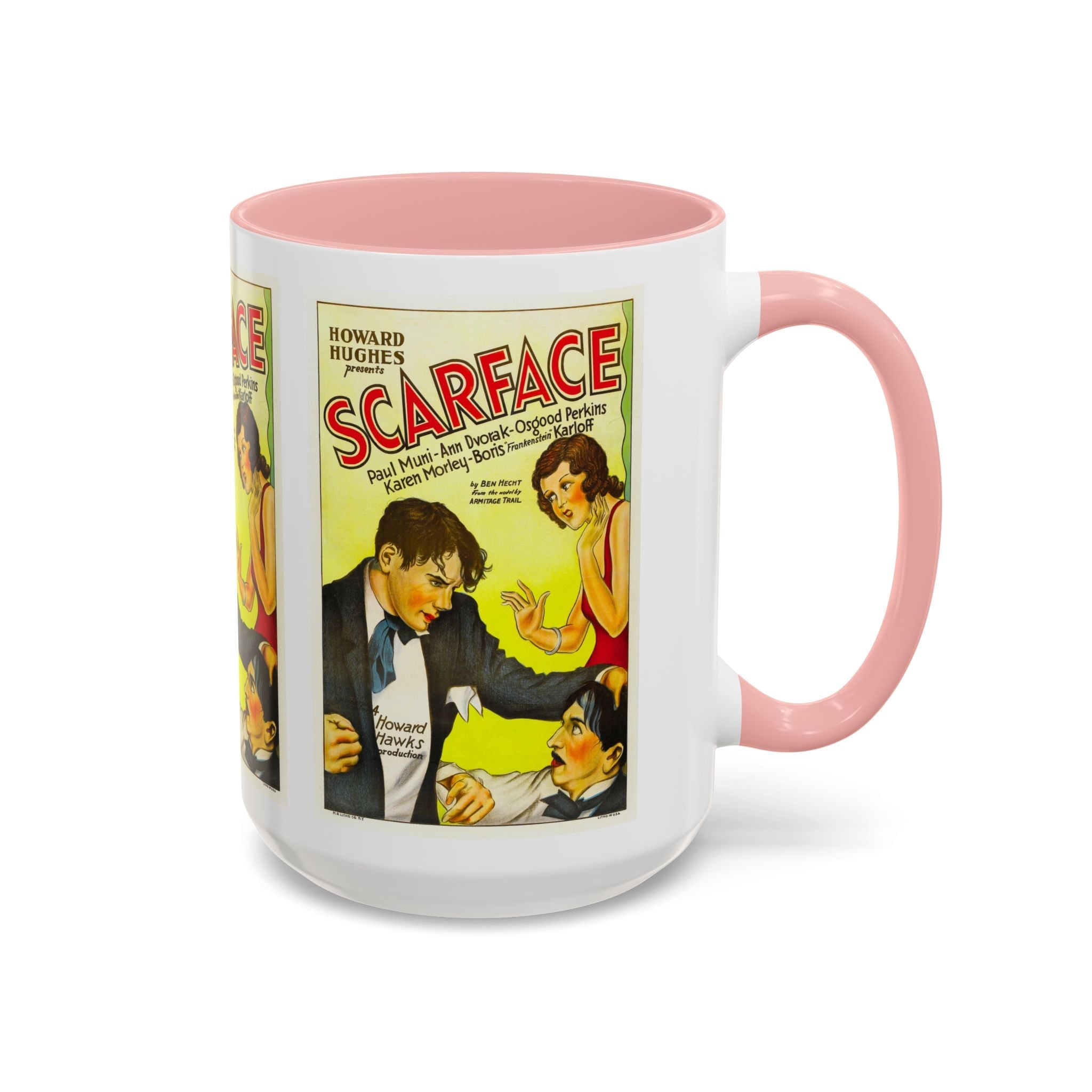 Cult Classic Movie Poster Art Accent Coffee Mug (11, 15oz) - Scarface 1932 - POPvault
