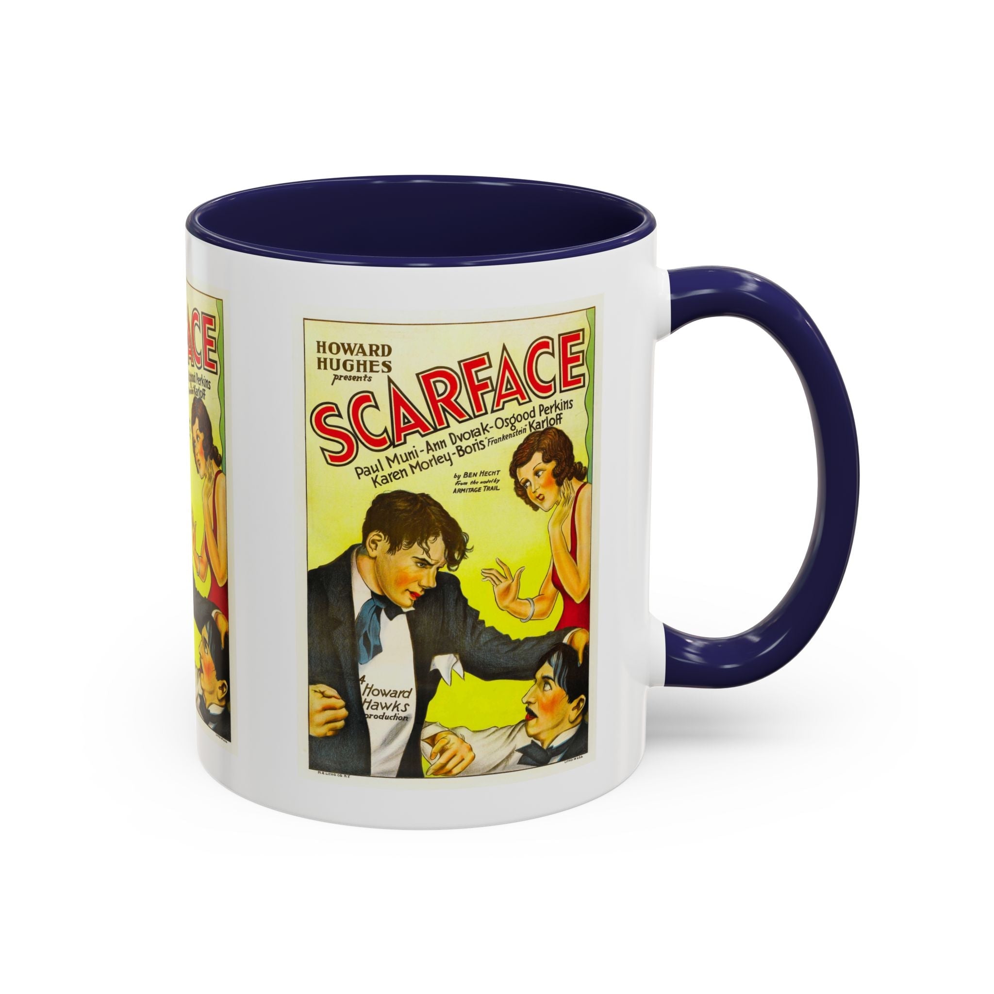Cult Classic Movie Poster Art Accent Coffee Mug (11, 15oz) - Scarface 1932 - POPvault