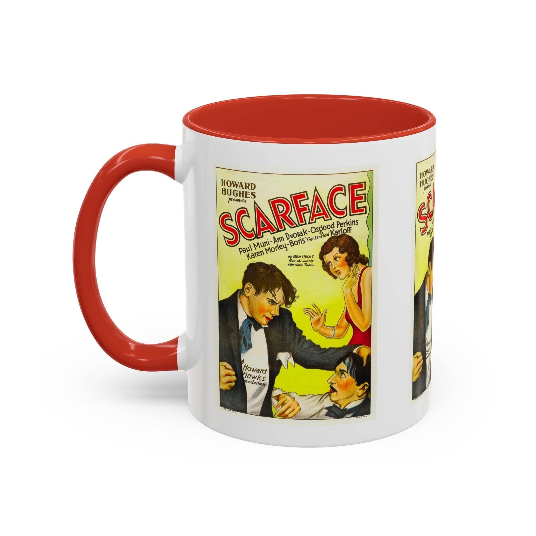 Cult Classic Movie Poster Art Accent Coffee Mug (11, 15oz) - Scarface 1932 - POPvault