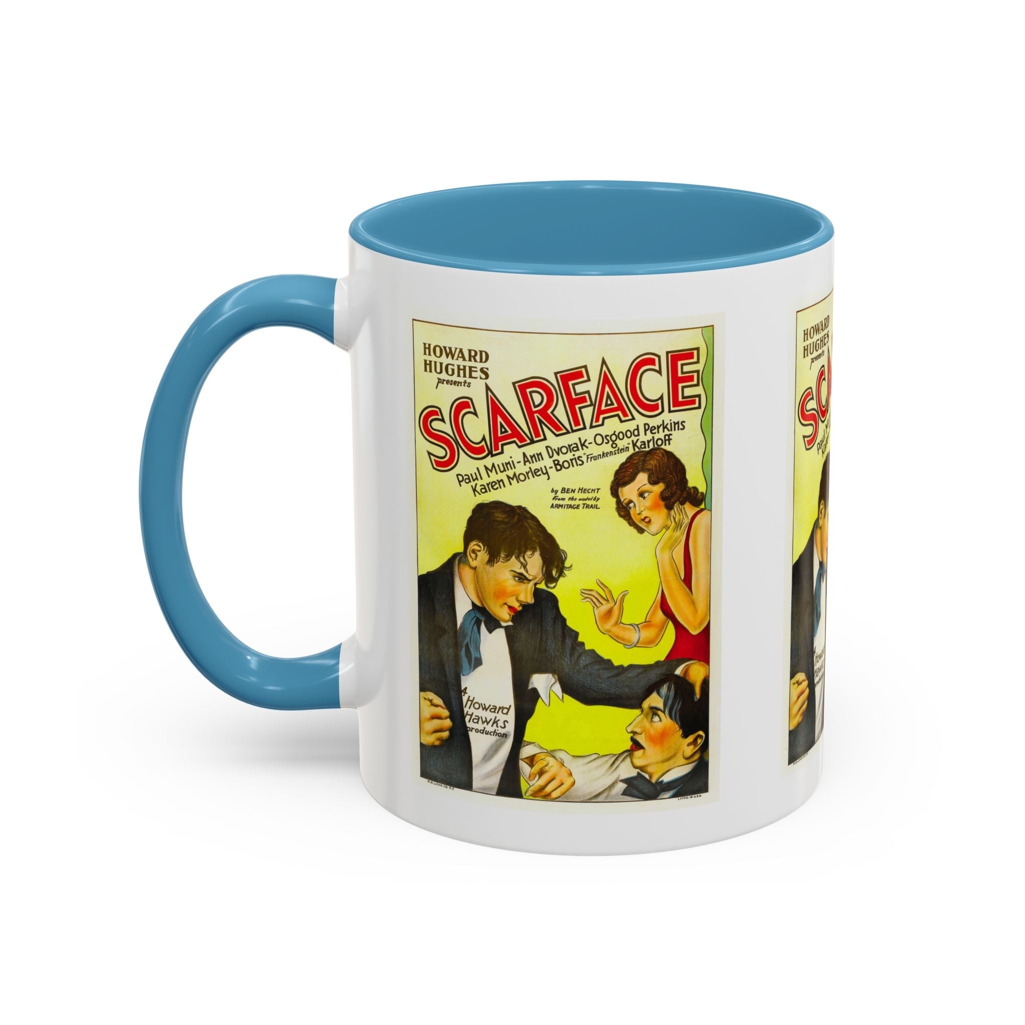Cult Classic Movie Poster Art Accent Coffee Mug (11, 15oz) - Scarface 1932 - POPvault