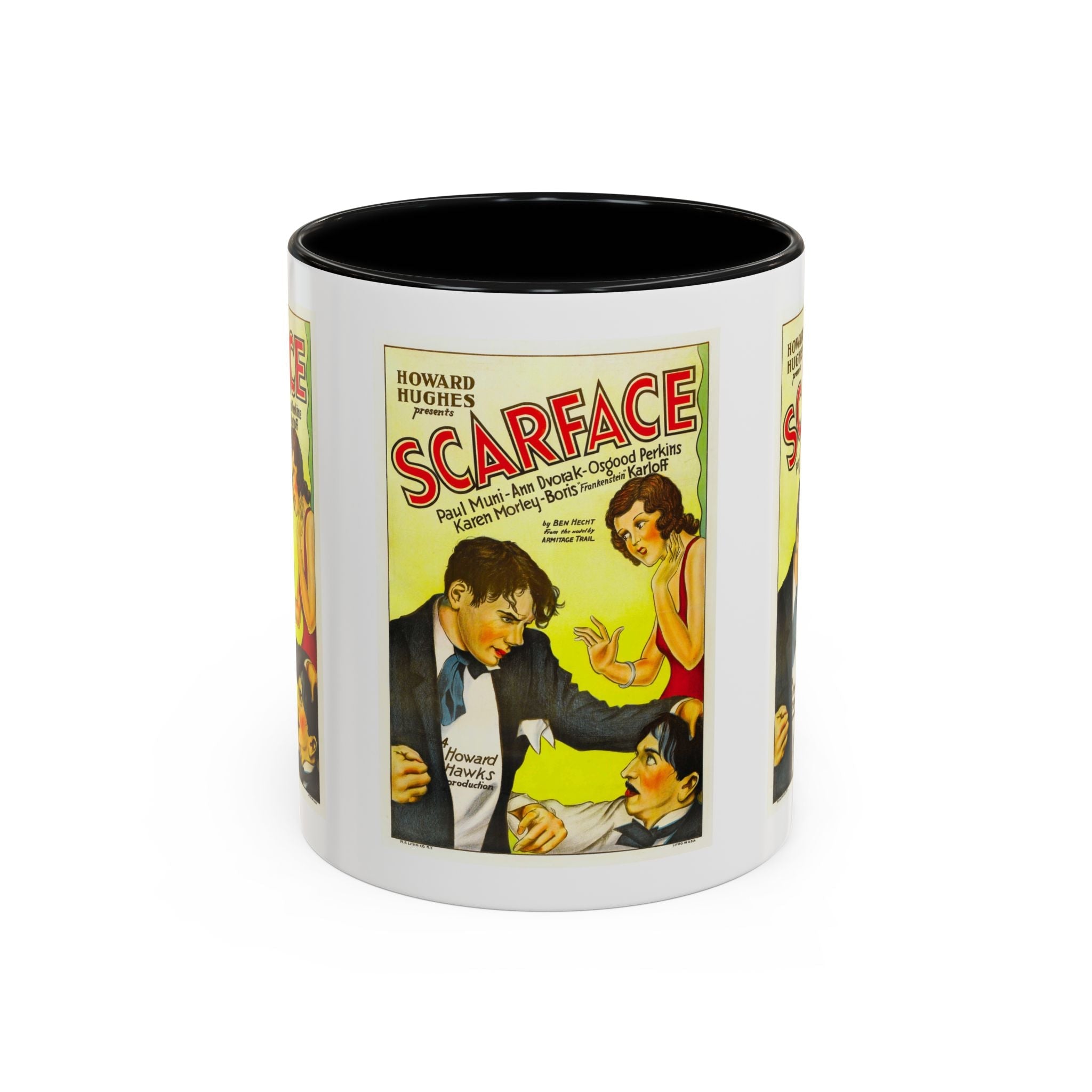 Cult Classic Movie Poster Art Accent Coffee Mug (11, 15oz) - Scarface 1932 - POPvault