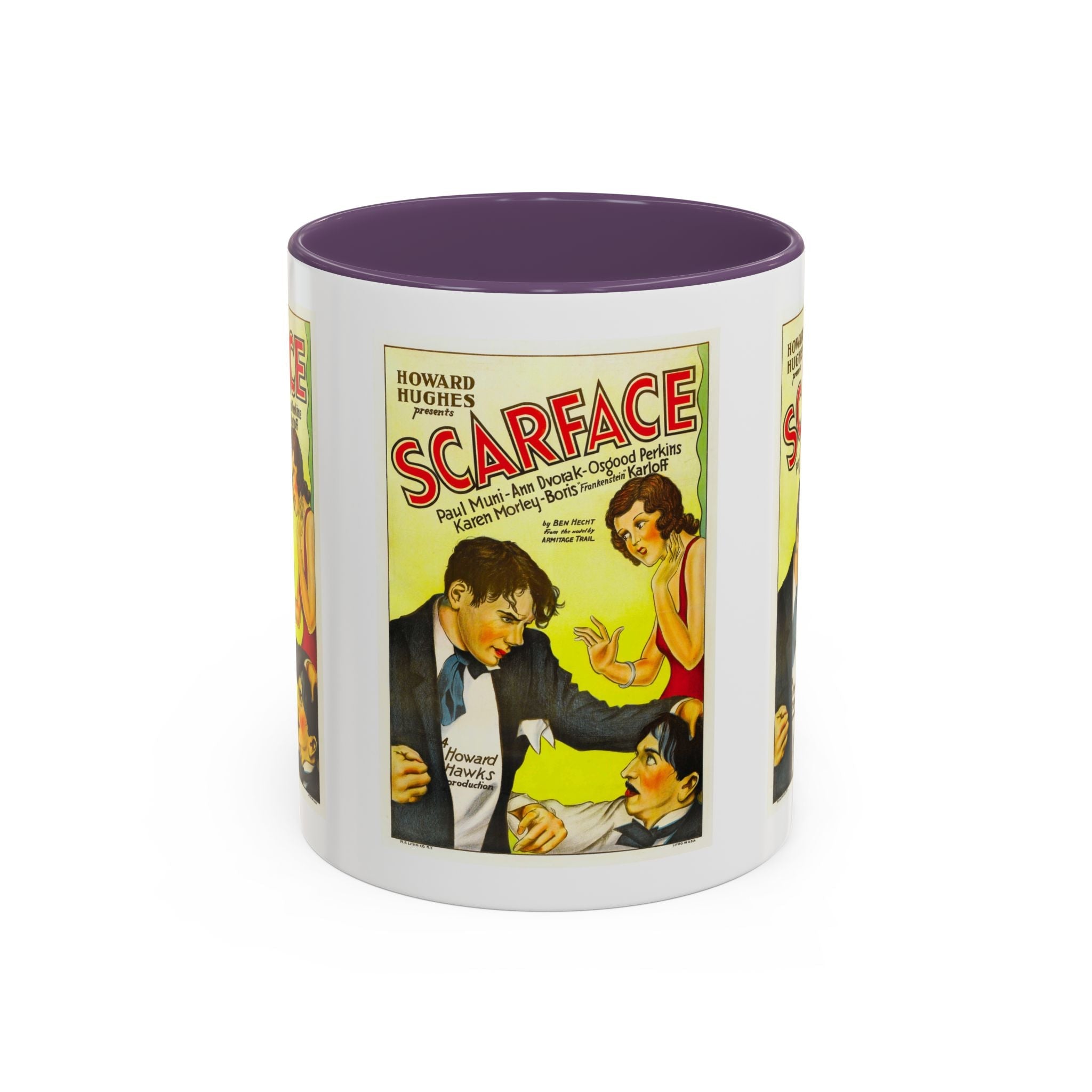 Cult Classic Movie Poster Art Accent Coffee Mug (11, 15oz) - Scarface 1932 - POPvault