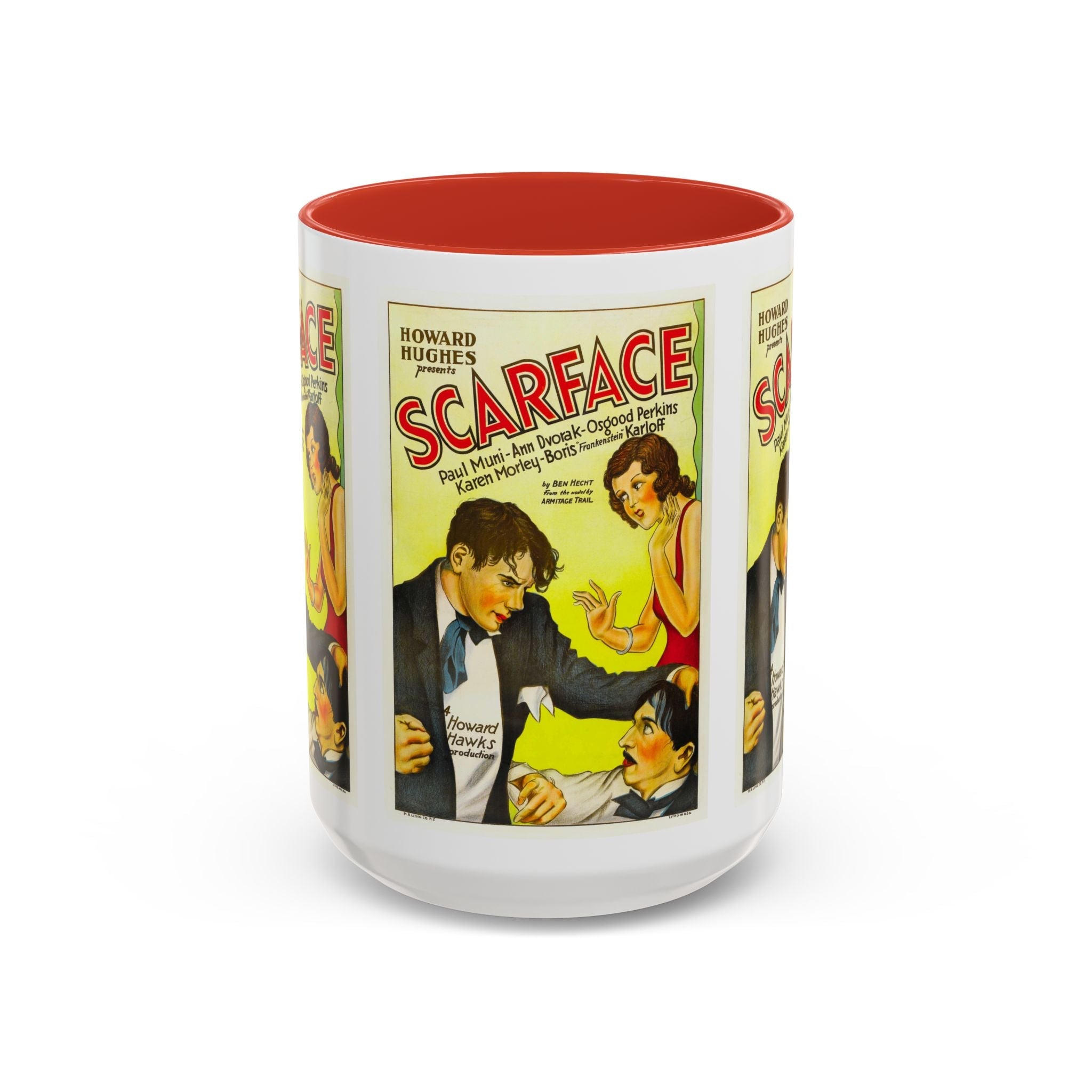 Cult Classic Movie Poster Art Accent Coffee Mug (11, 15oz) - Scarface 1932 - POPvault