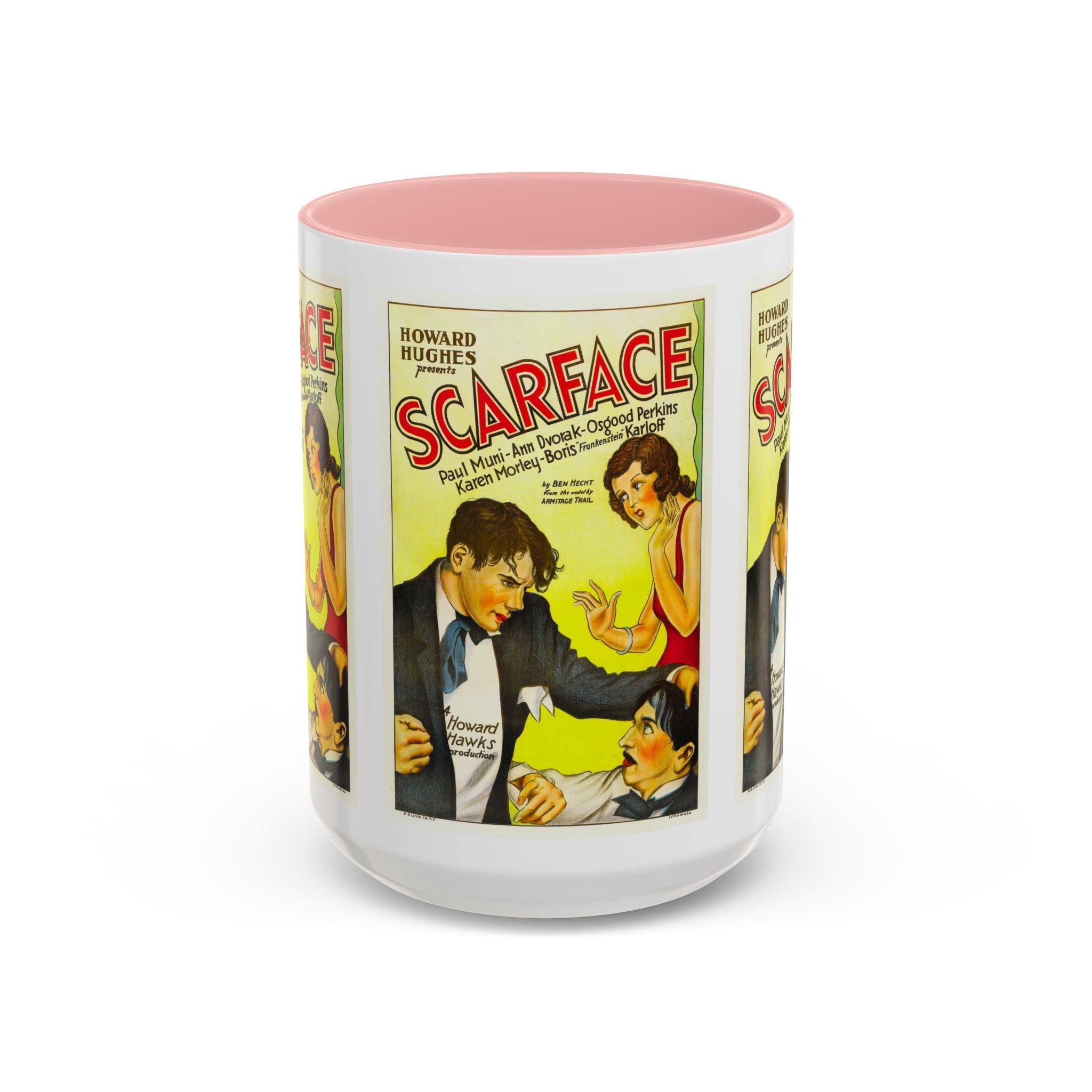 Cult Classic Movie Poster Art Accent Coffee Mug (11, 15oz) - Scarface 1932 - POPvault