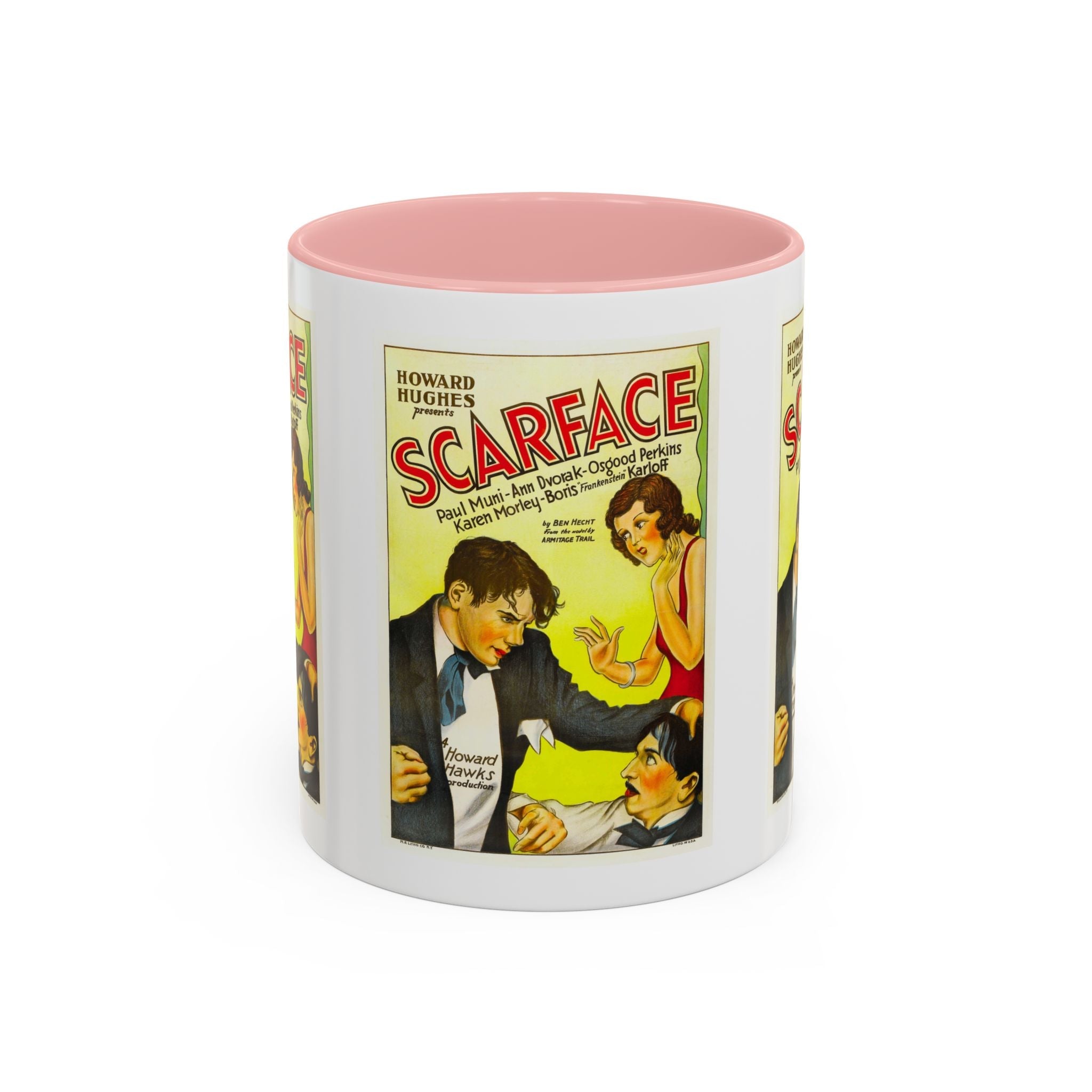 Cult Classic Movie Poster Art Accent Coffee Mug (11, 15oz) - Scarface 1932 - POPvault