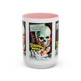 Cult Classic Movie Poster Art Accent Coffee Mug (11, 15oz) - Screaming Skull 1958 - POPvault