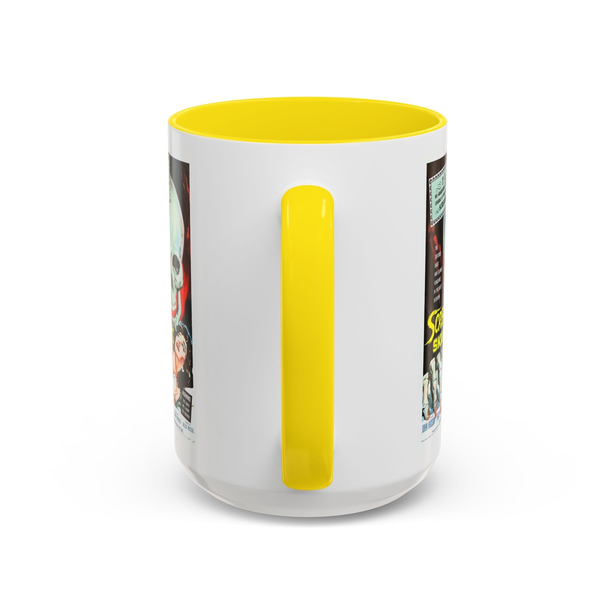 Cult Classic Movie Poster Art Accent Coffee Mug (11, 15oz) - Screaming Skull 1958 - POPvault