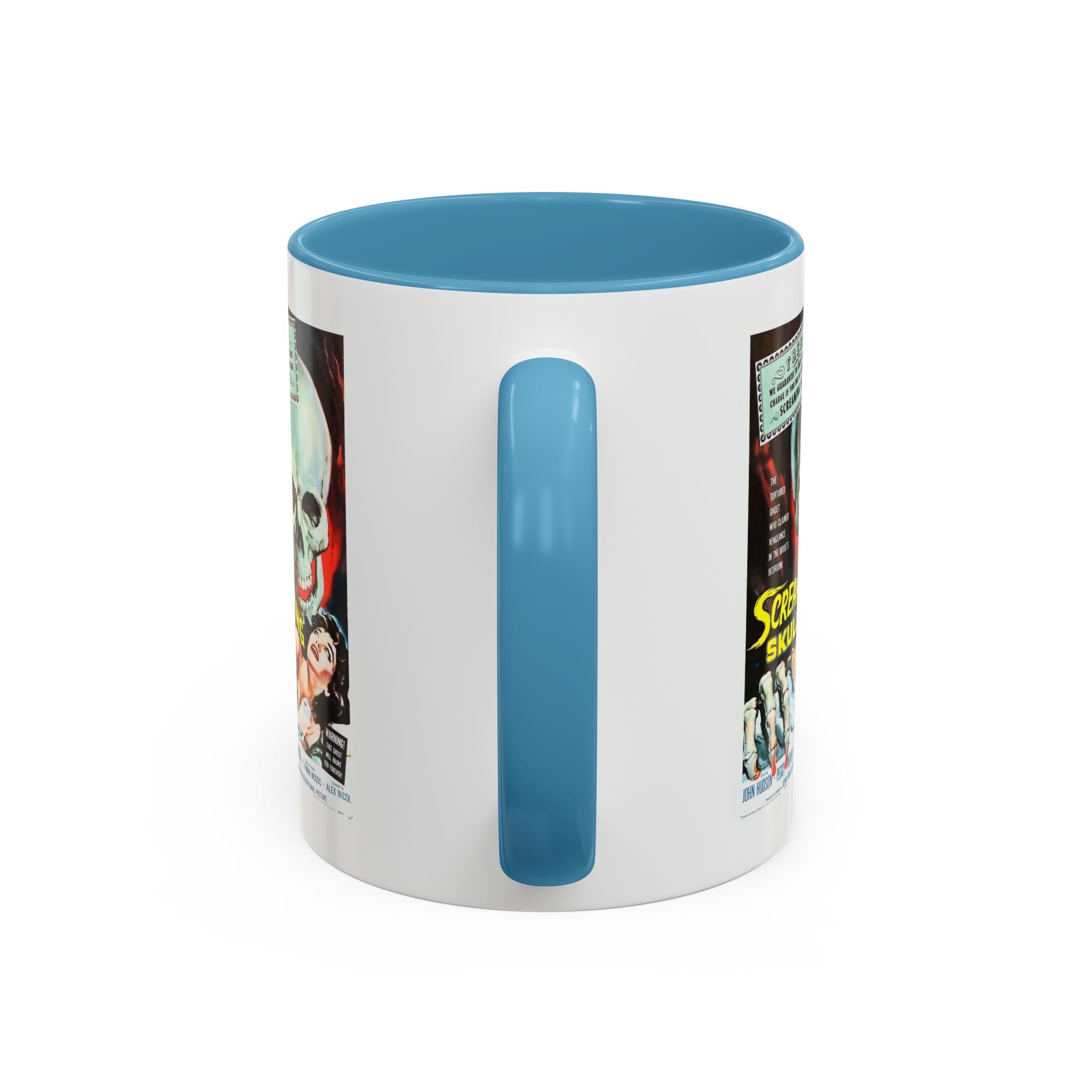 Cult Classic Movie Poster Art Accent Coffee Mug (11, 15oz) - Screaming Skull 1958 - POPvault