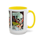 Cult Classic Movie Poster Art Accent Coffee Mug (11, 15oz) - Screaming Skull 1958 - POPvault