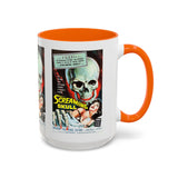 Cult Classic Movie Poster Art Accent Coffee Mug (11, 15oz) - Screaming Skull 1958 - POPvault