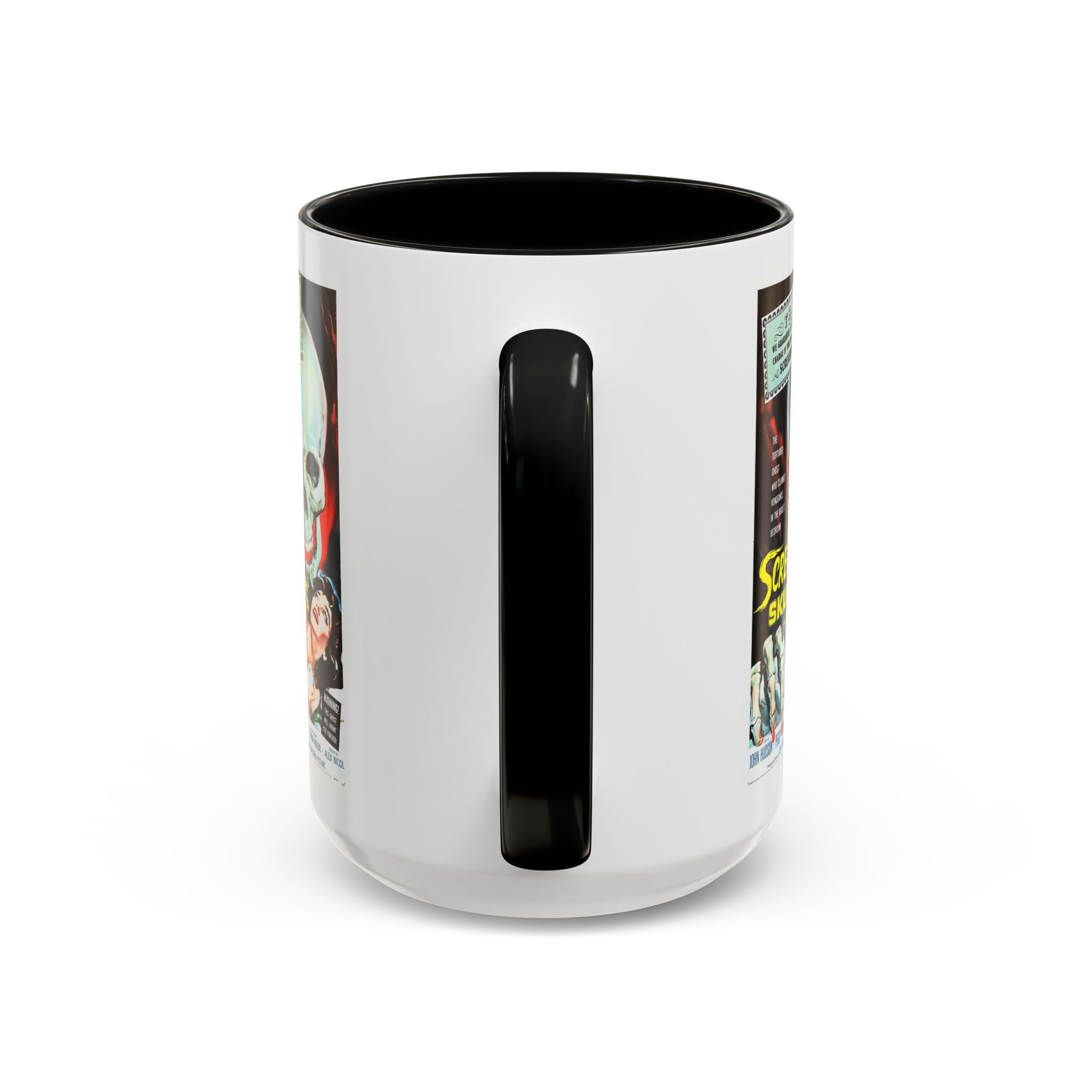Cult Classic Movie Poster Art Accent Coffee Mug (11, 15oz) - Screaming Skull 1958 - POPvault