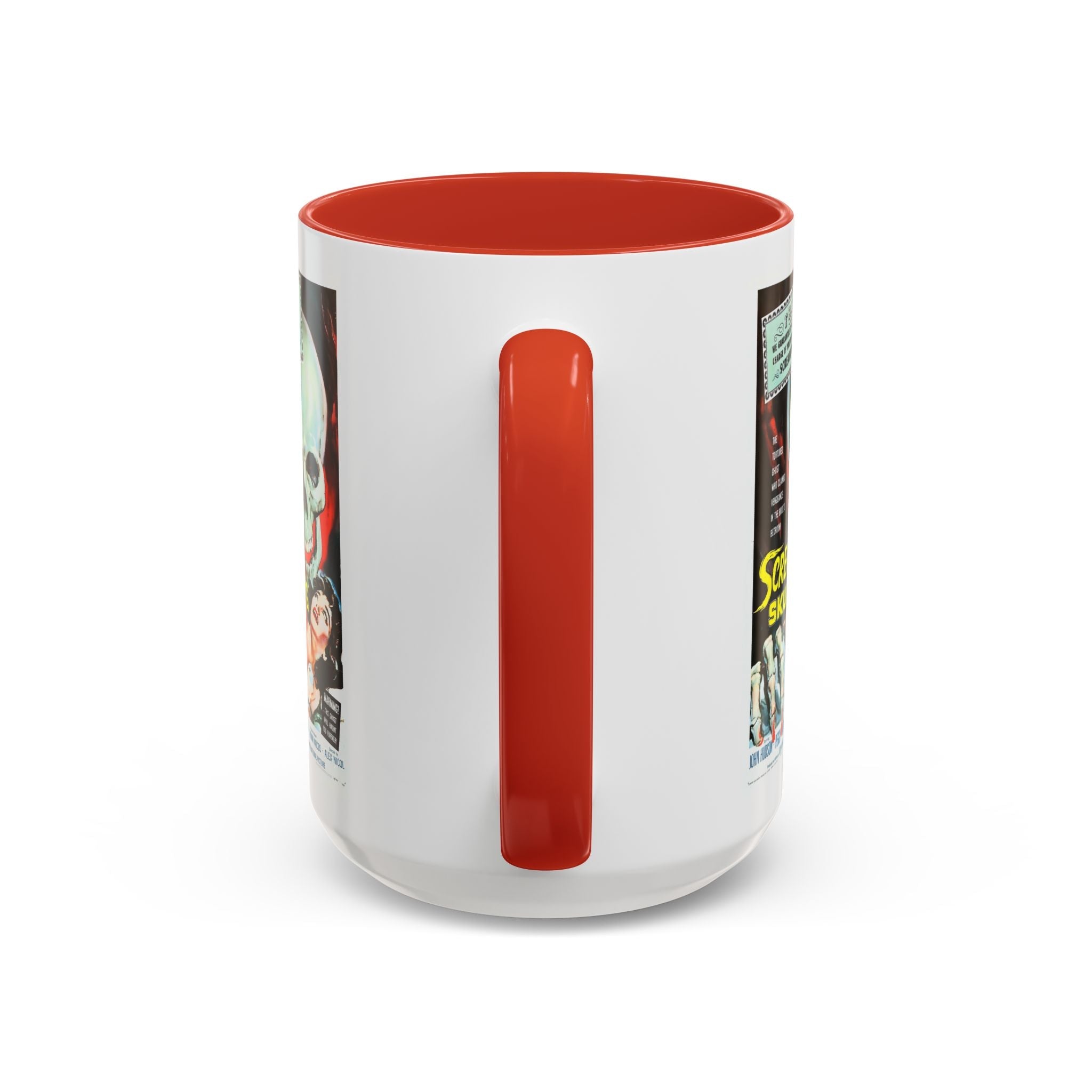 Cult Classic Movie Poster Art Accent Coffee Mug (11, 15oz) - Screaming Skull 1958 - POPvault