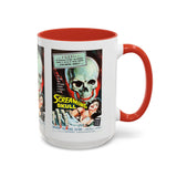 Cult Classic Movie Poster Art Accent Coffee Mug (11, 15oz) - Screaming Skull 1958 - POPvault