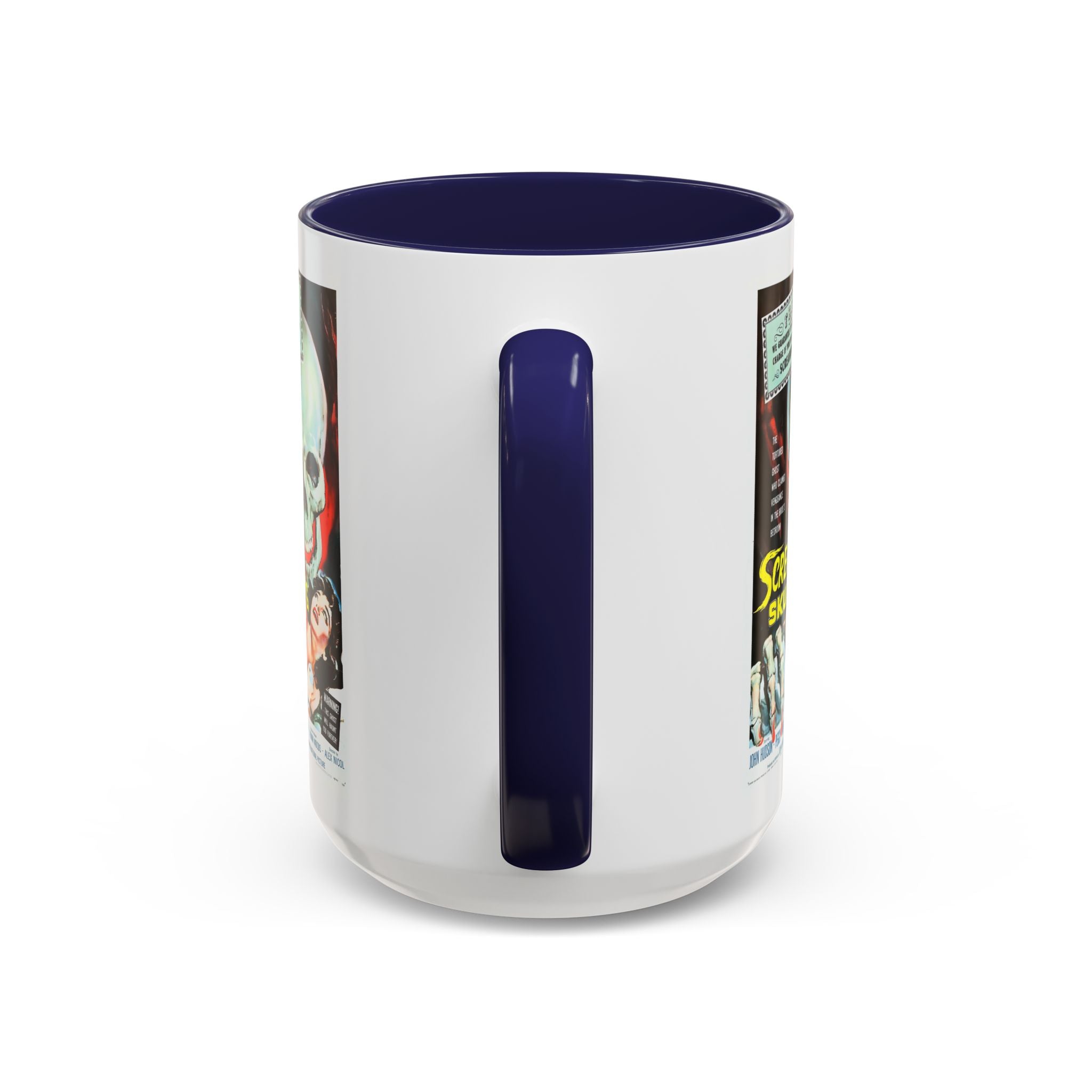 Cult Classic Movie Poster Art Accent Coffee Mug (11, 15oz) - Screaming Skull 1958 - POPvault