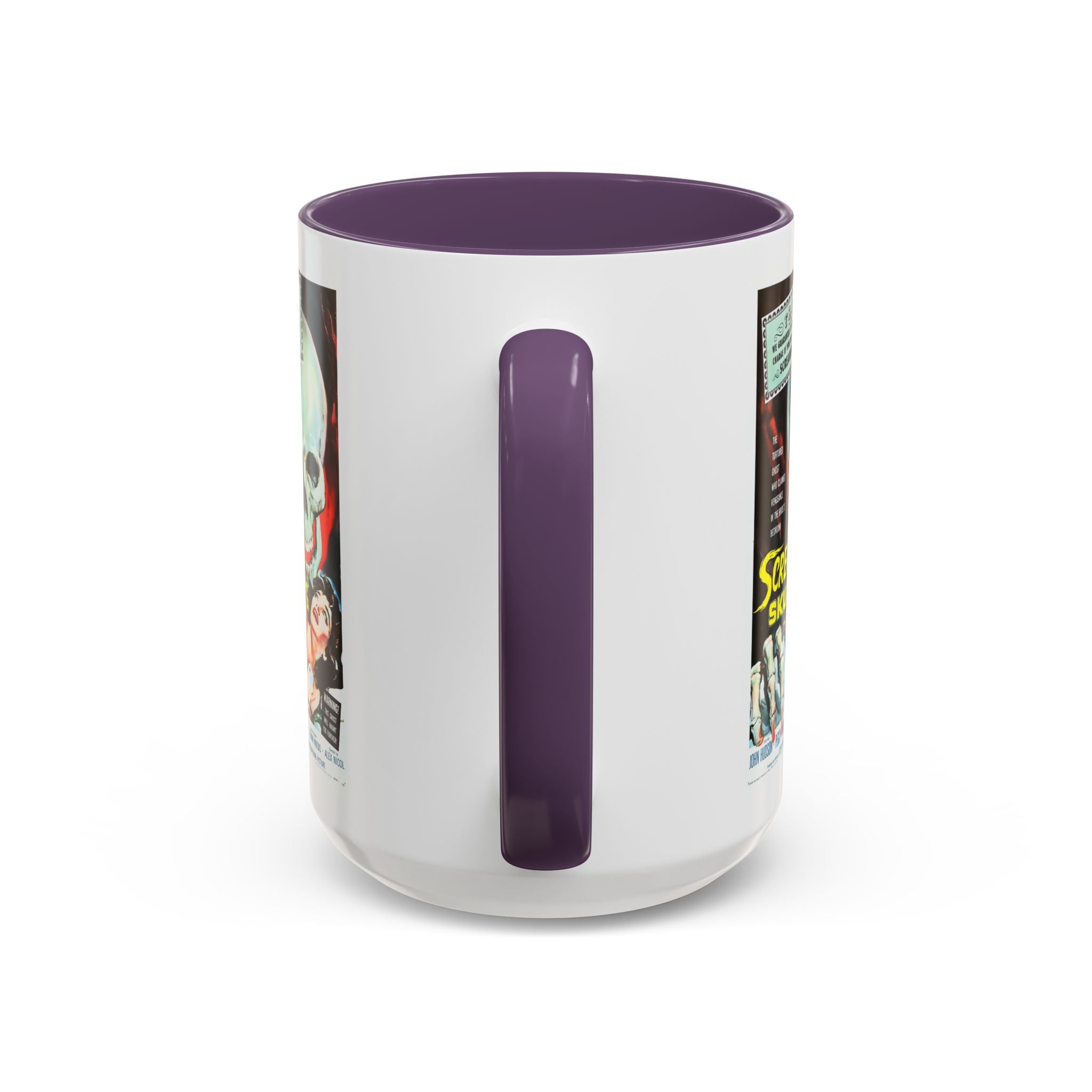 Cult Classic Movie Poster Art Accent Coffee Mug (11, 15oz) - Screaming Skull 1958 - POPvault
