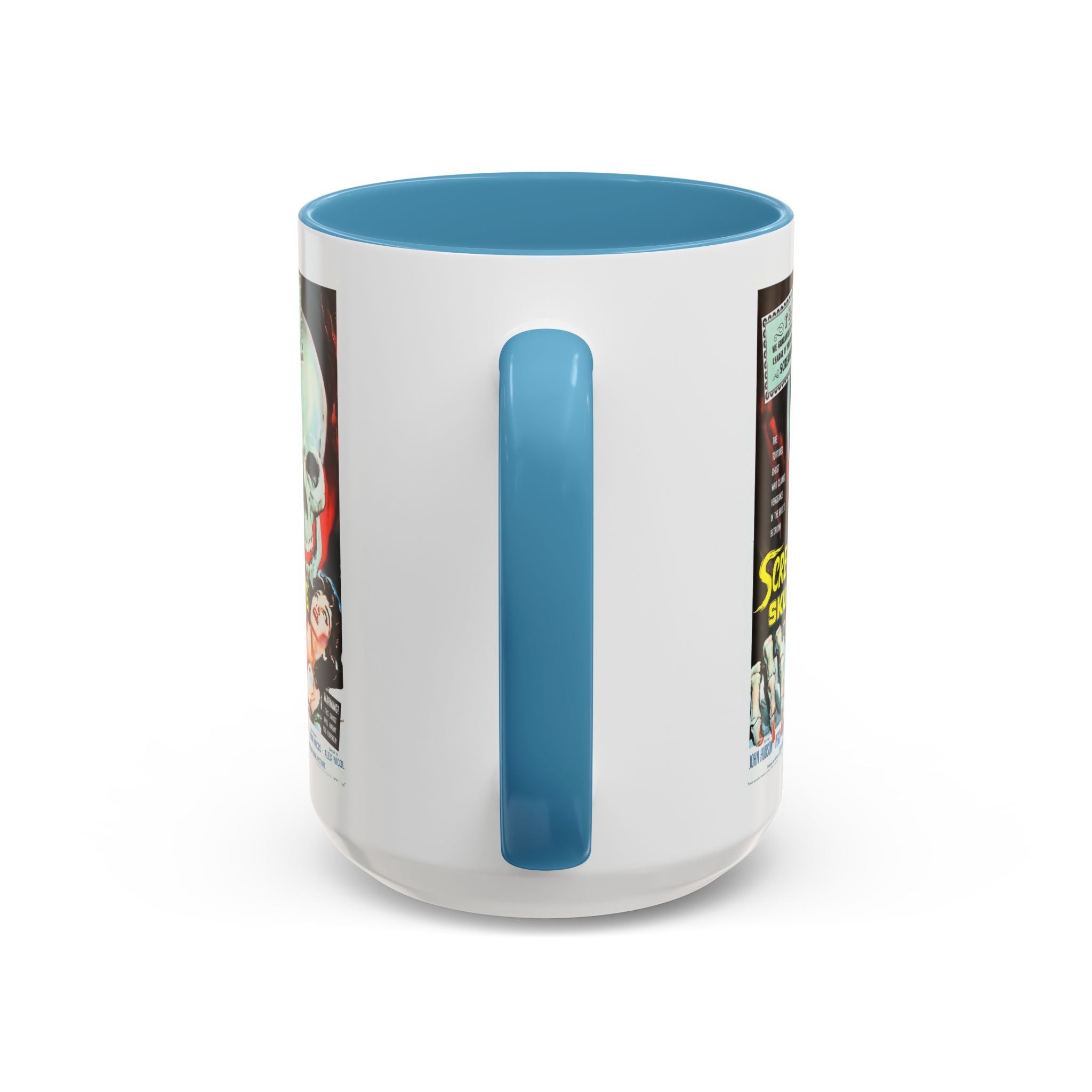 Cult Classic Movie Poster Art Accent Coffee Mug (11, 15oz) - Screaming Skull 1958 - POPvault