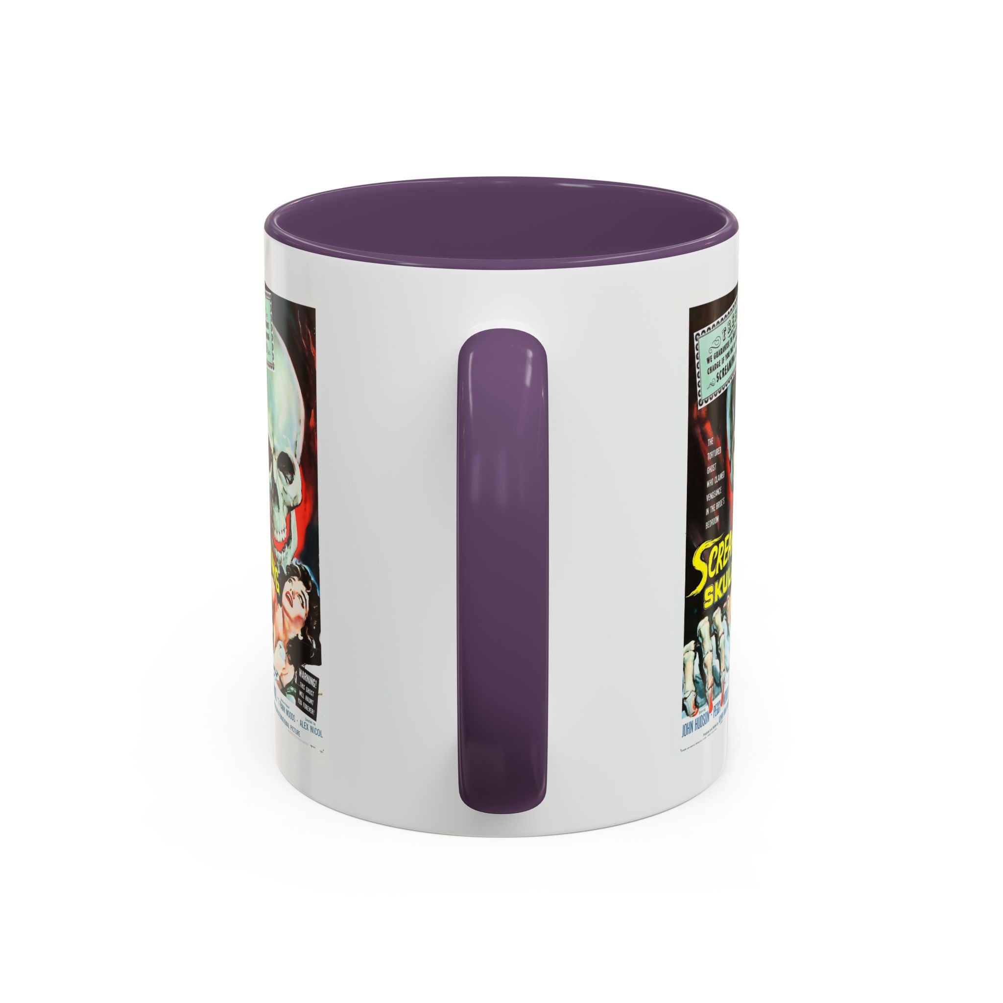Cult Classic Movie Poster Art Accent Coffee Mug (11, 15oz) - Screaming Skull 1958 - POPvault