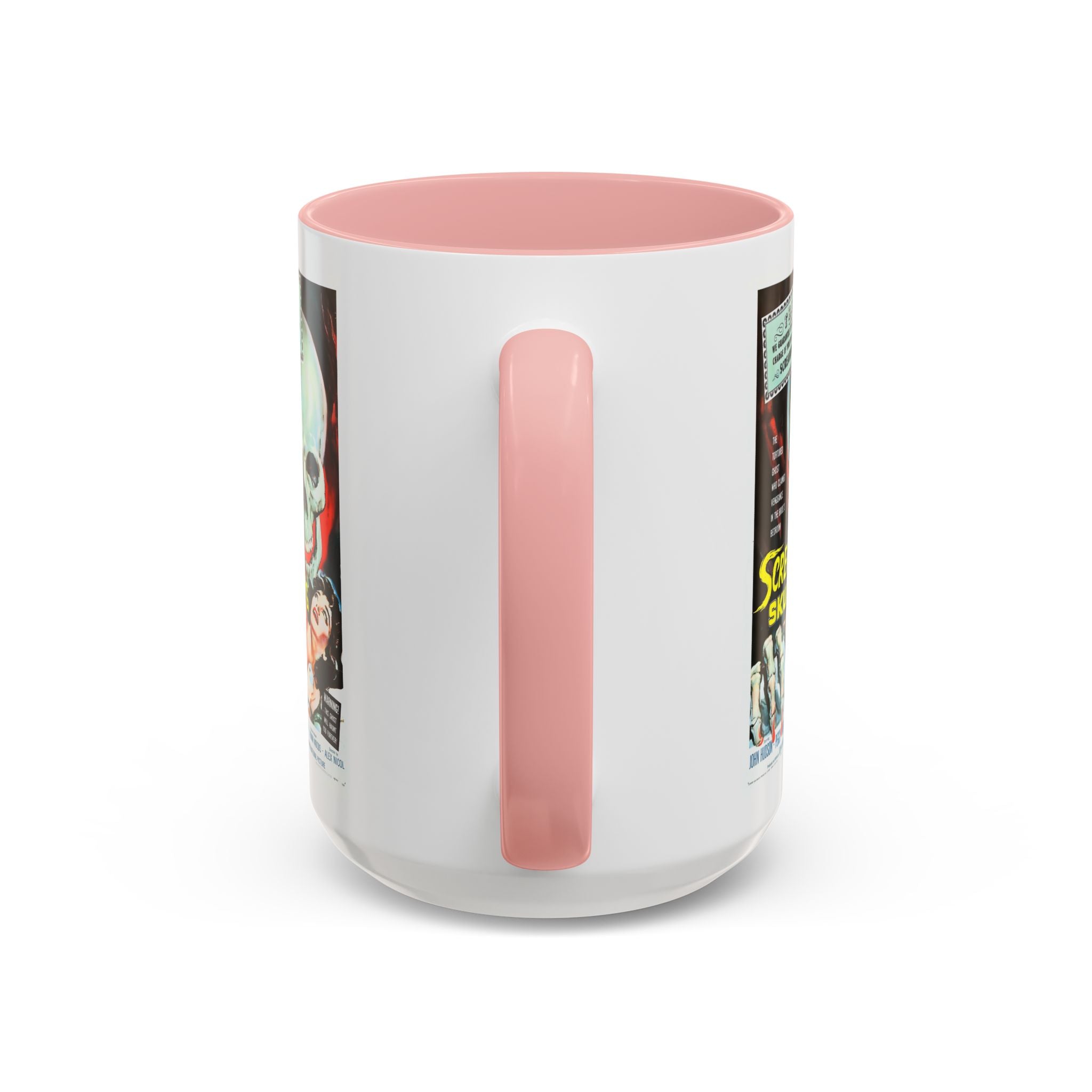 Cult Classic Movie Poster Art Accent Coffee Mug (11, 15oz) - Screaming Skull 1958 - POPvault