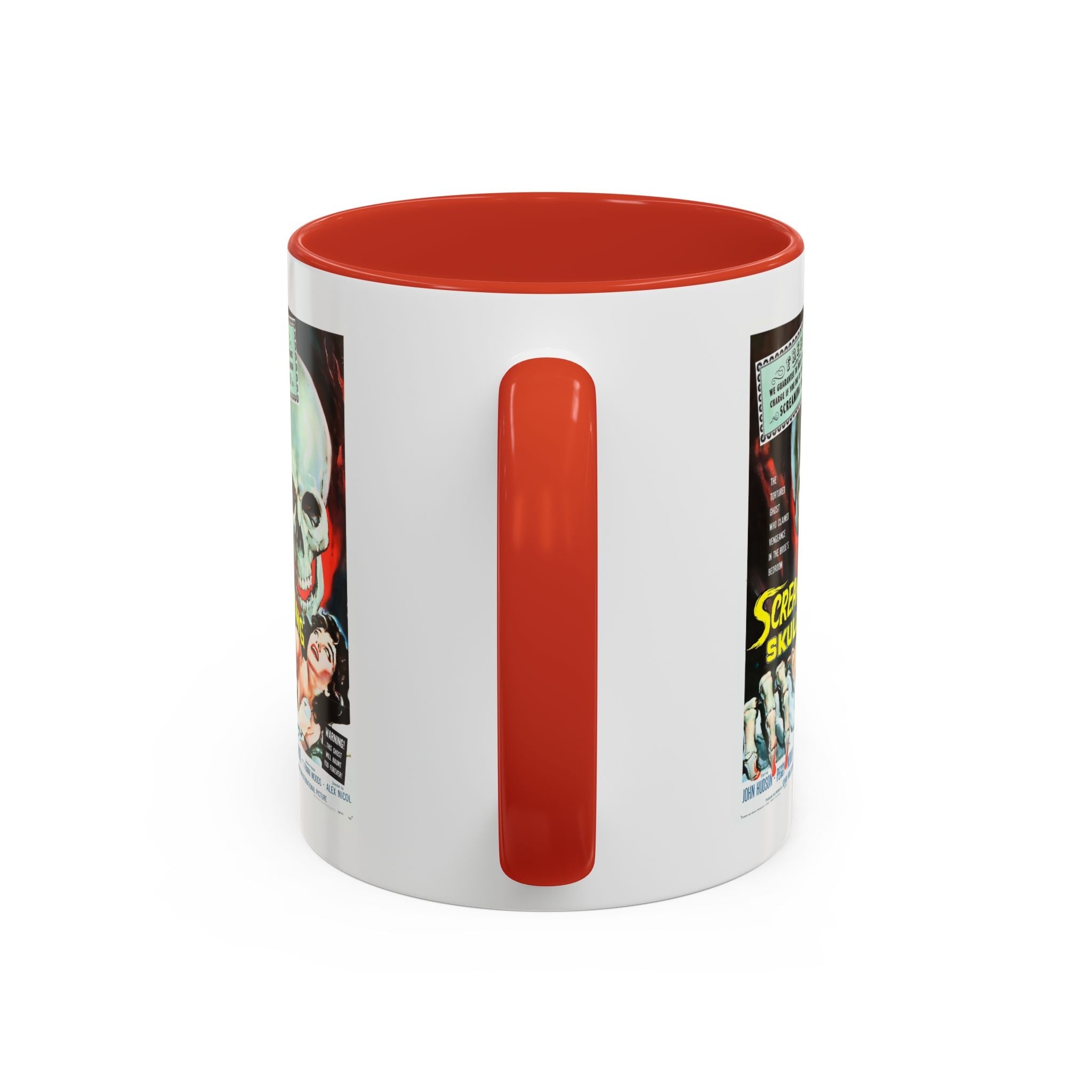 Cult Classic Movie Poster Art Accent Coffee Mug (11, 15oz) - Screaming Skull 1958 - POPvault
