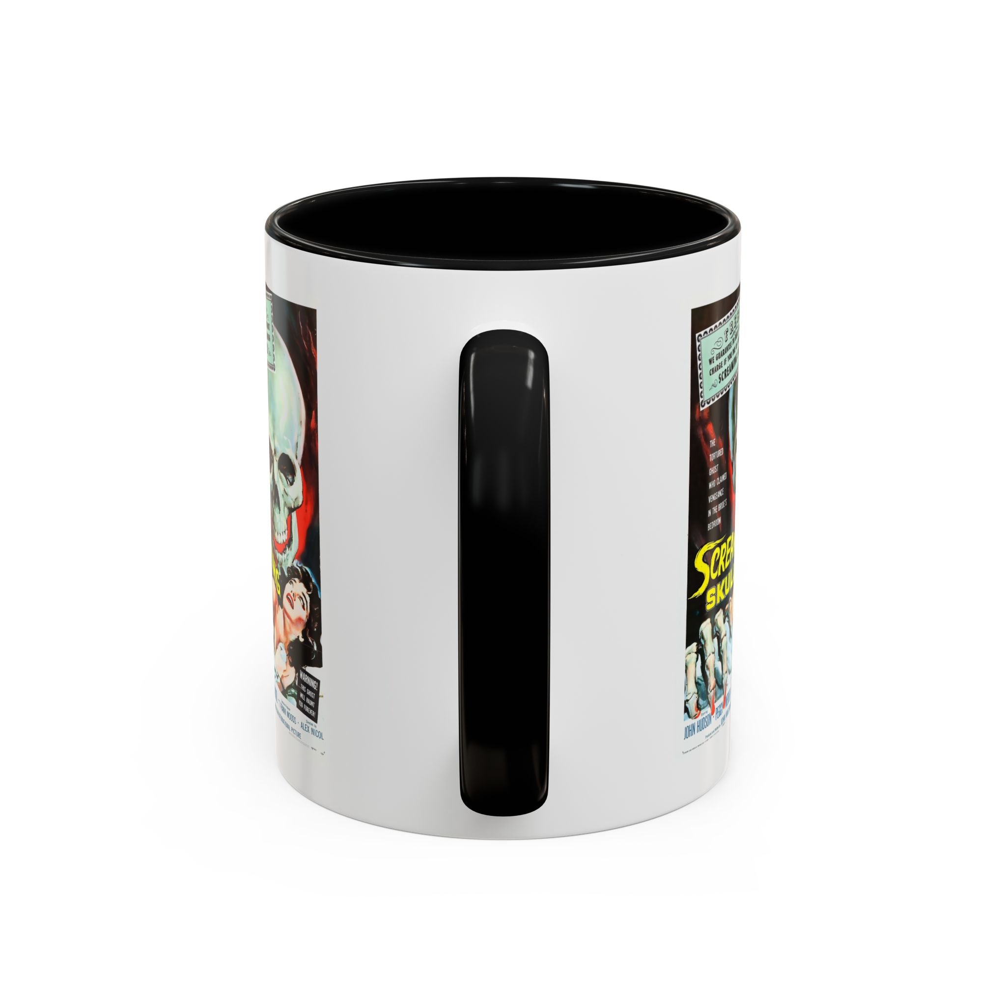 Cult Classic Movie Poster Art Accent Coffee Mug (11, 15oz) - Screaming Skull 1958 - POPvault