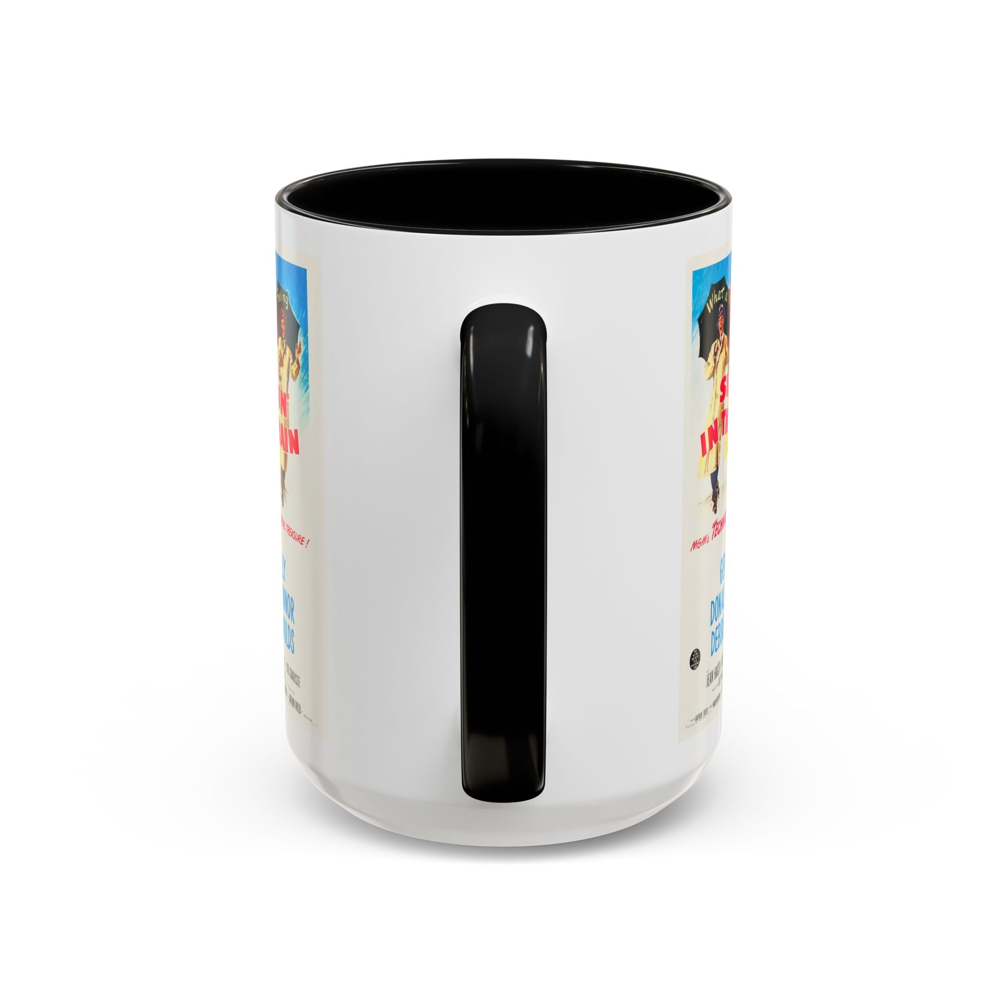 Cult Classic Movie Poster Art Accent Coffee Mug (11, 15oz) - Singin In The Rain 1952 - POPvault