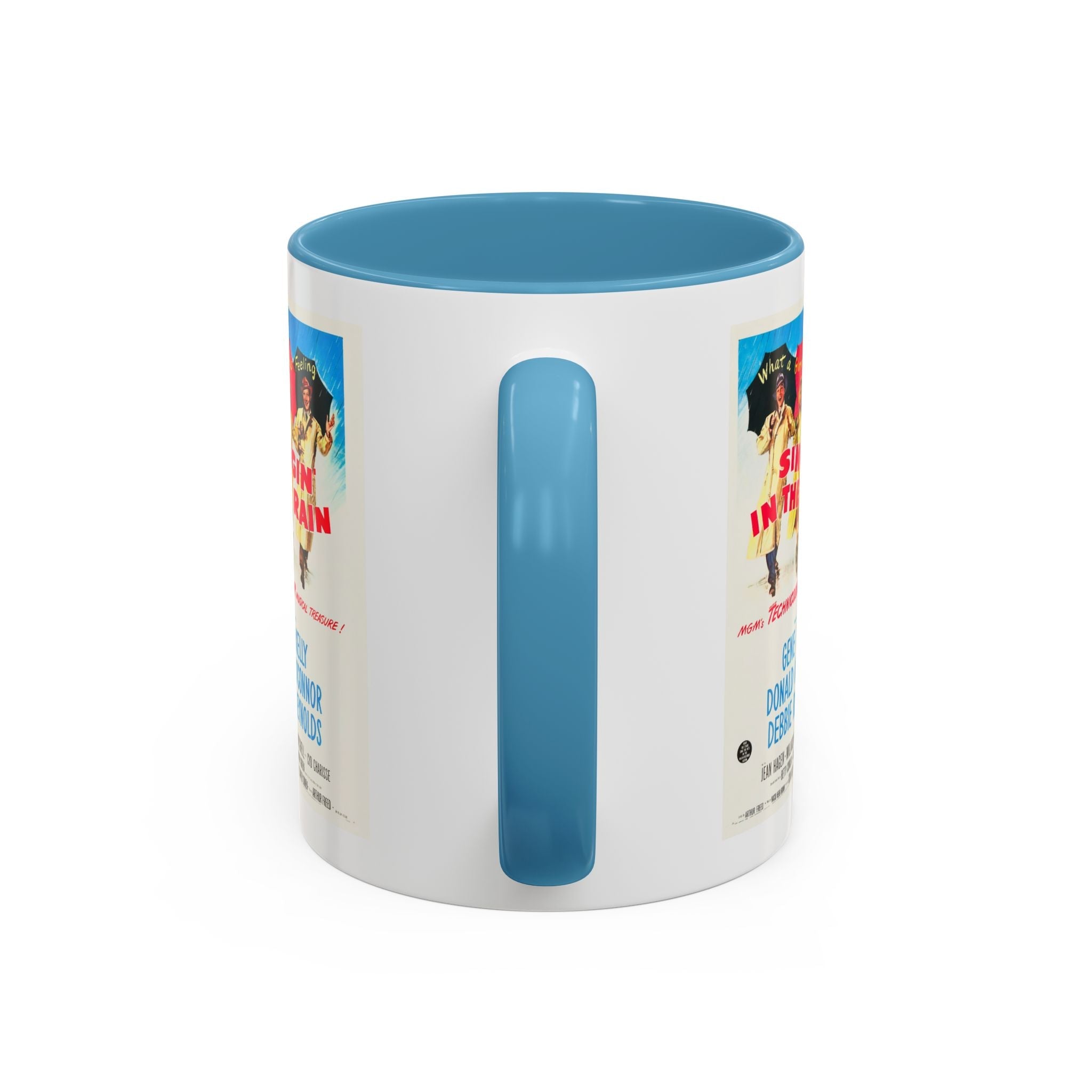 Cult Classic Movie Poster Art Accent Coffee Mug (11, 15oz) - Singin In The Rain 1952 - POPvault