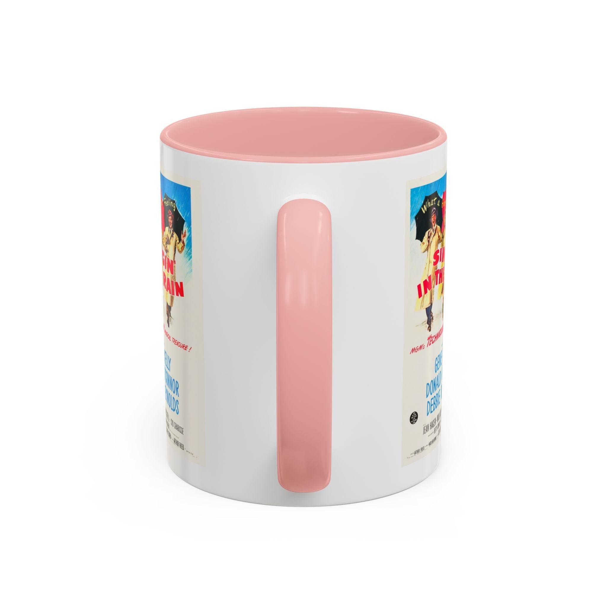 Cult Classic Movie Poster Art Accent Coffee Mug (11, 15oz) - Singin In The Rain 1952 - POPvault