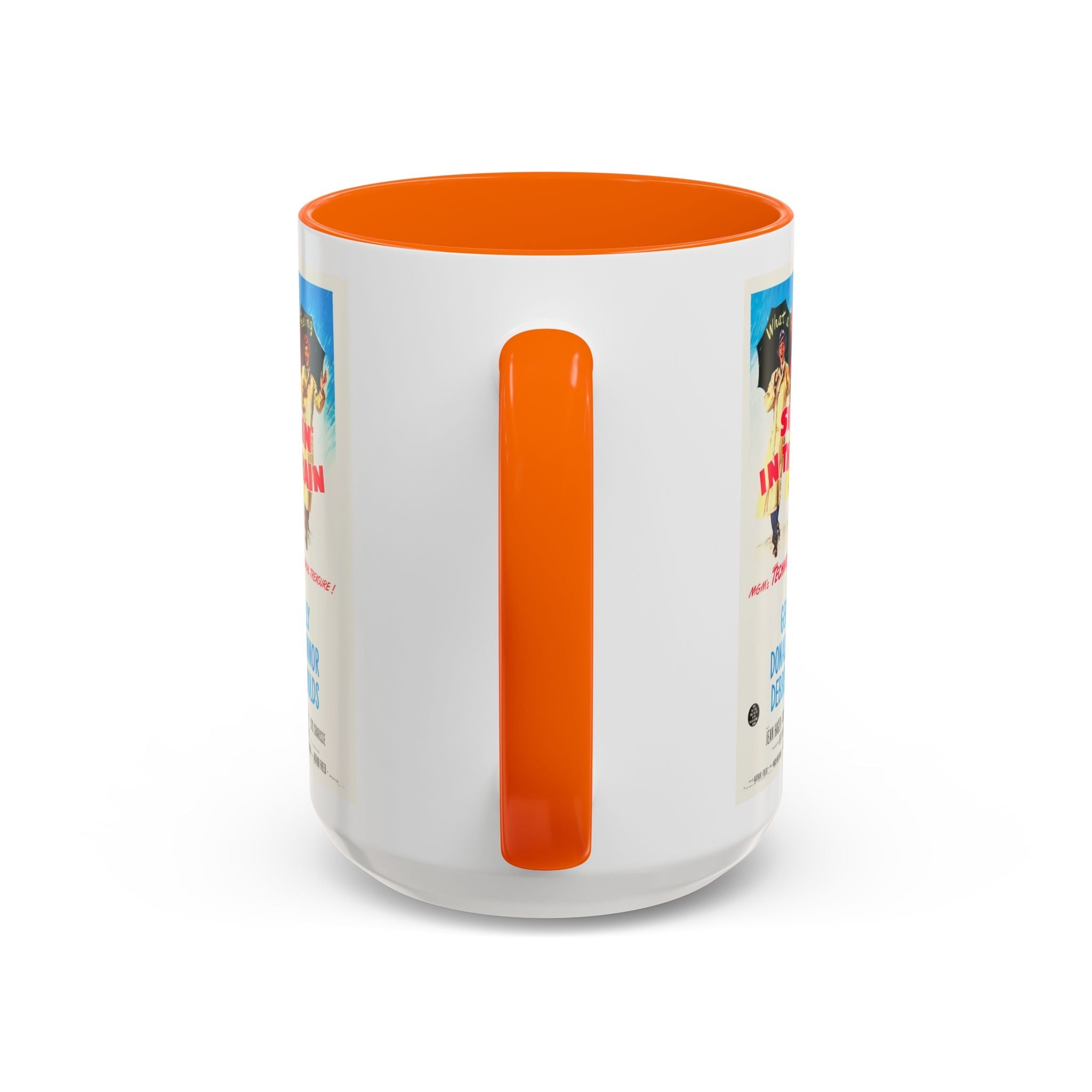 Cult Classic Movie Poster Art Accent Coffee Mug (11, 15oz) - Singin In The Rain 1952 - POPvault