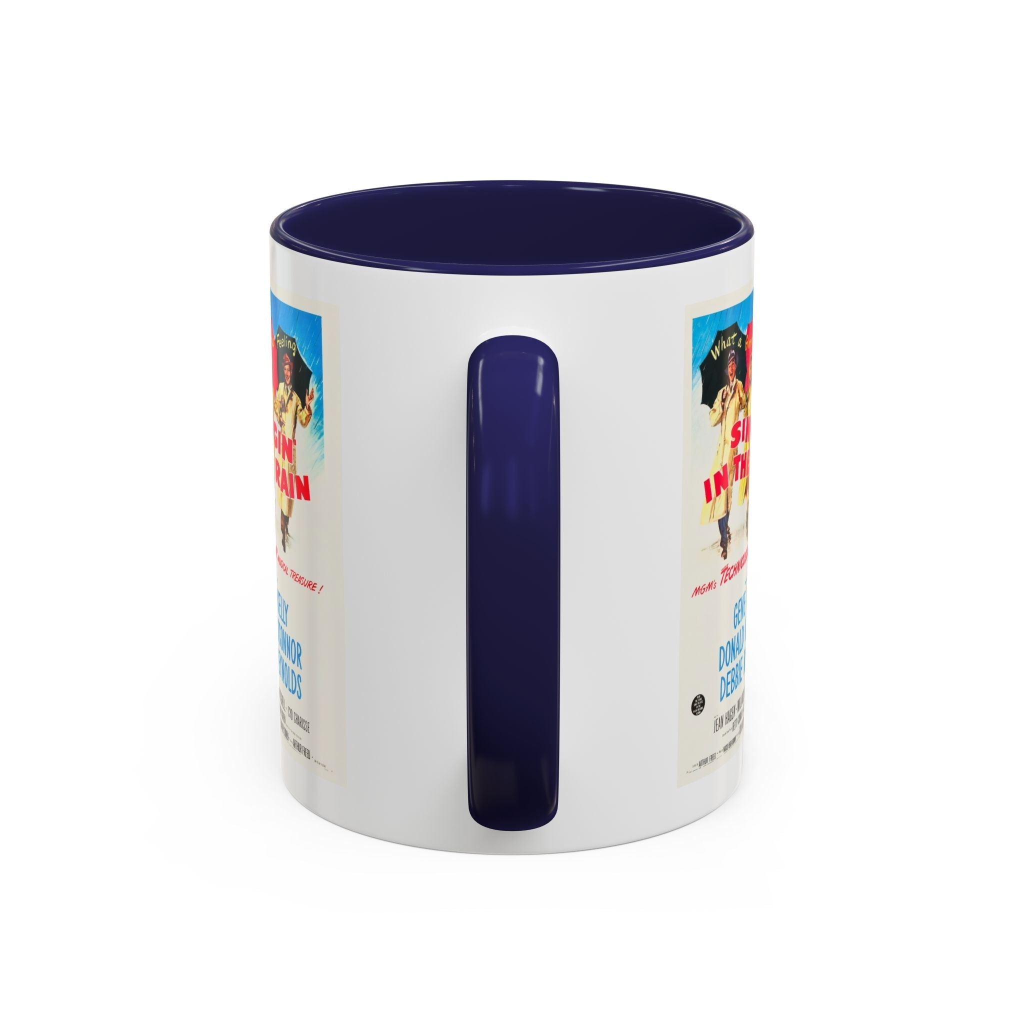 Cult Classic Movie Poster Art Accent Coffee Mug (11, 15oz) - Singin In The Rain 1952 - POPvault