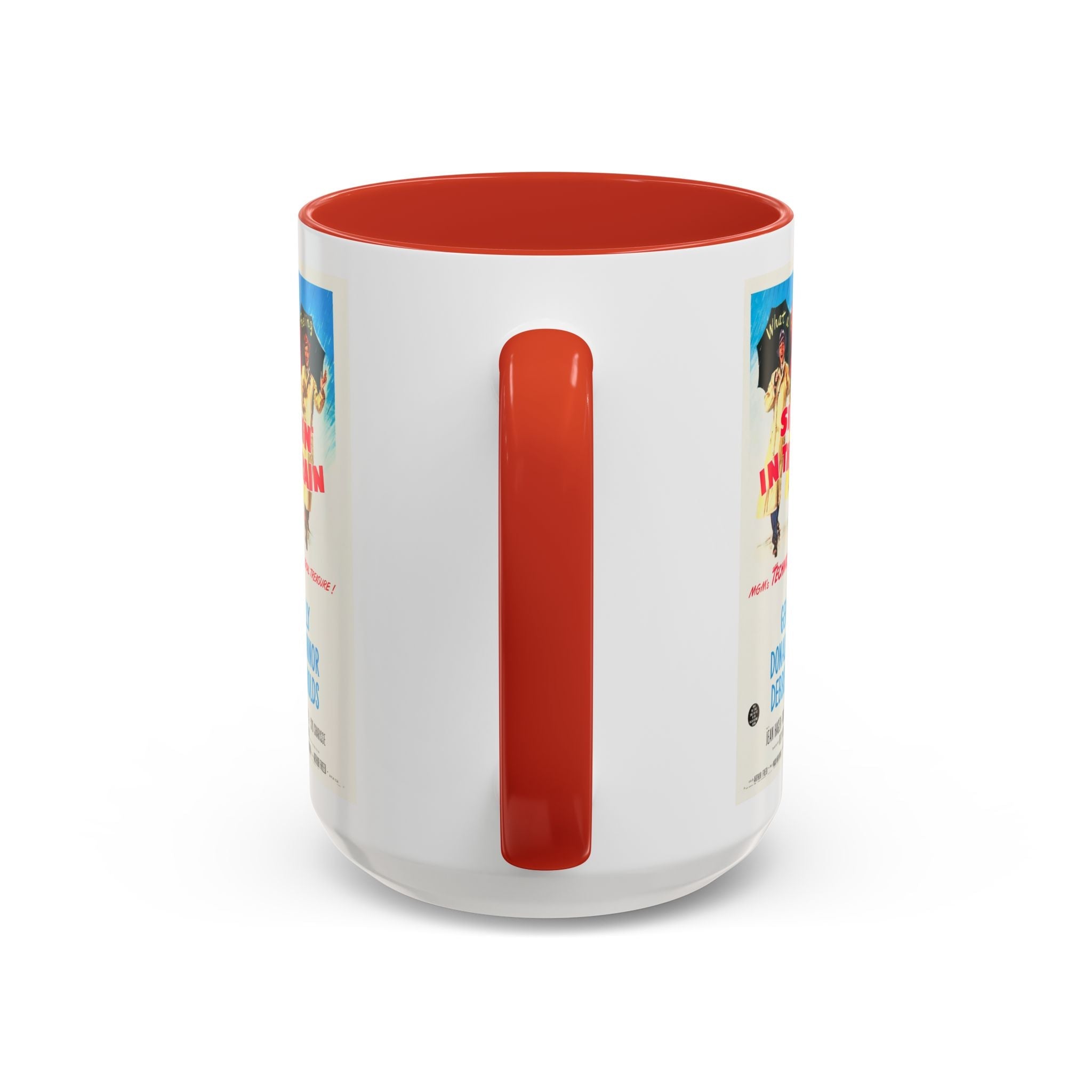 Cult Classic Movie Poster Art Accent Coffee Mug (11, 15oz) - Singin In The Rain 1952 - POPvault