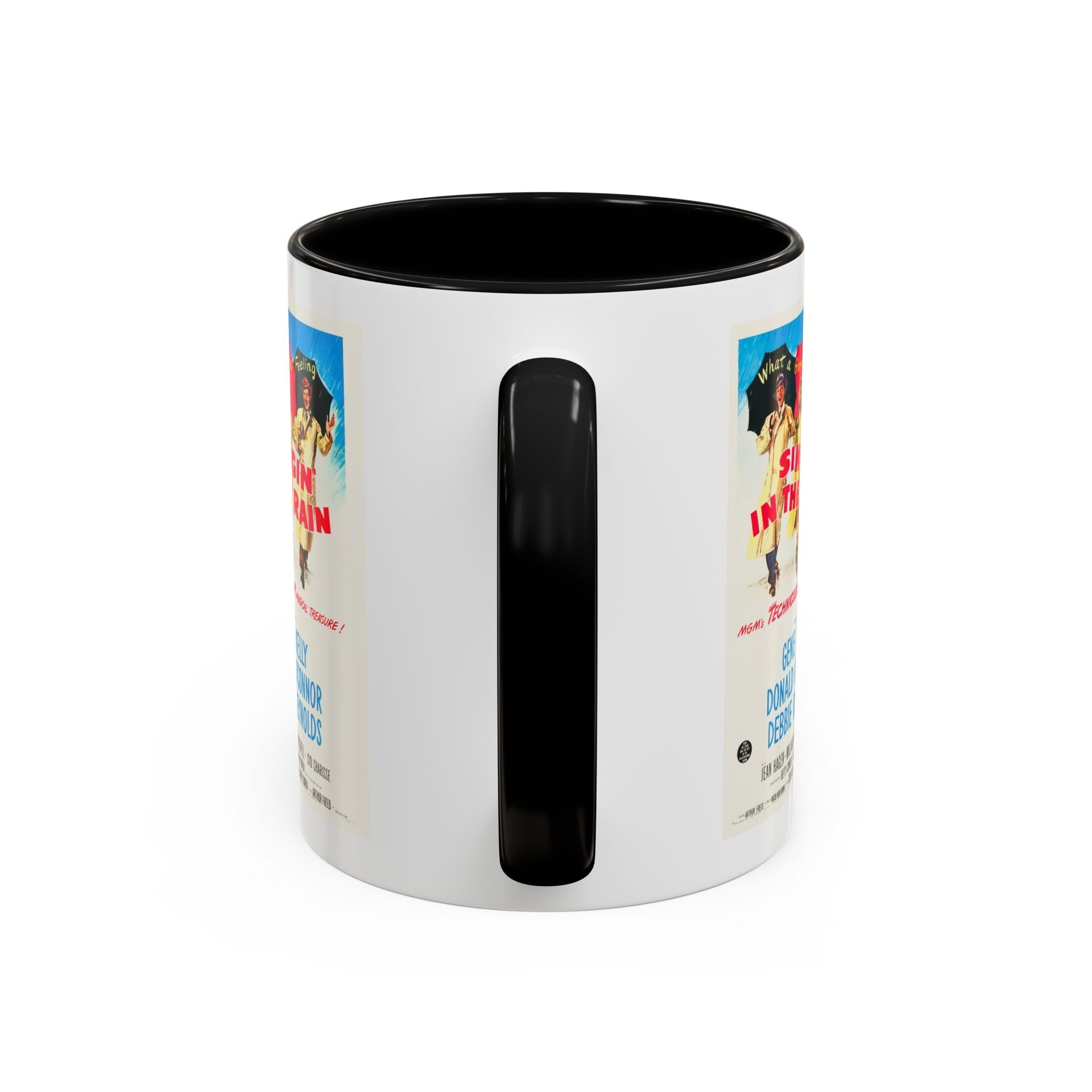Cult Classic Movie Poster Art Accent Coffee Mug (11, 15oz) - Singin In The Rain 1952 - POPvault