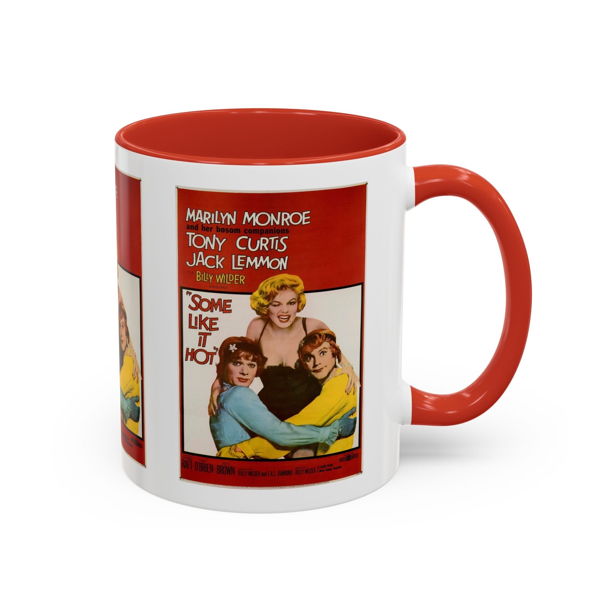 Cult Classic Movie Poster Art Accent Coffee Mug (11, 15oz) - Some Like It Hot 1959 - POPvault