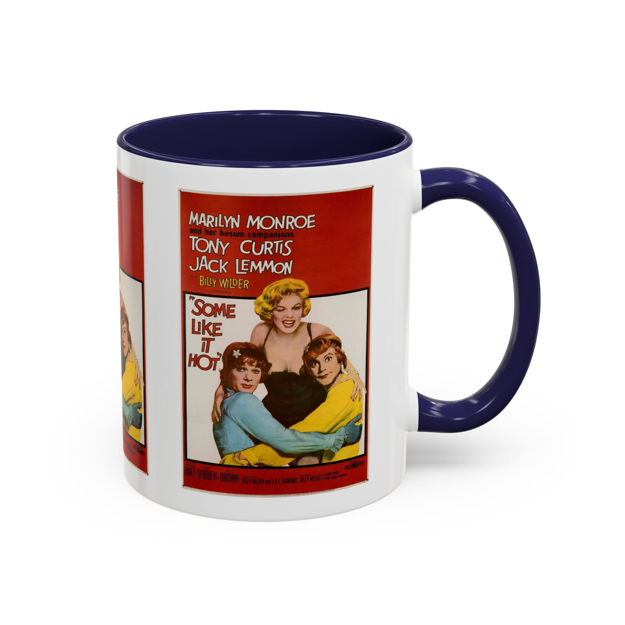 Cult Classic Movie Poster Art Accent Coffee Mug (11, 15oz) - Some Like It Hot 1959 - POPvault