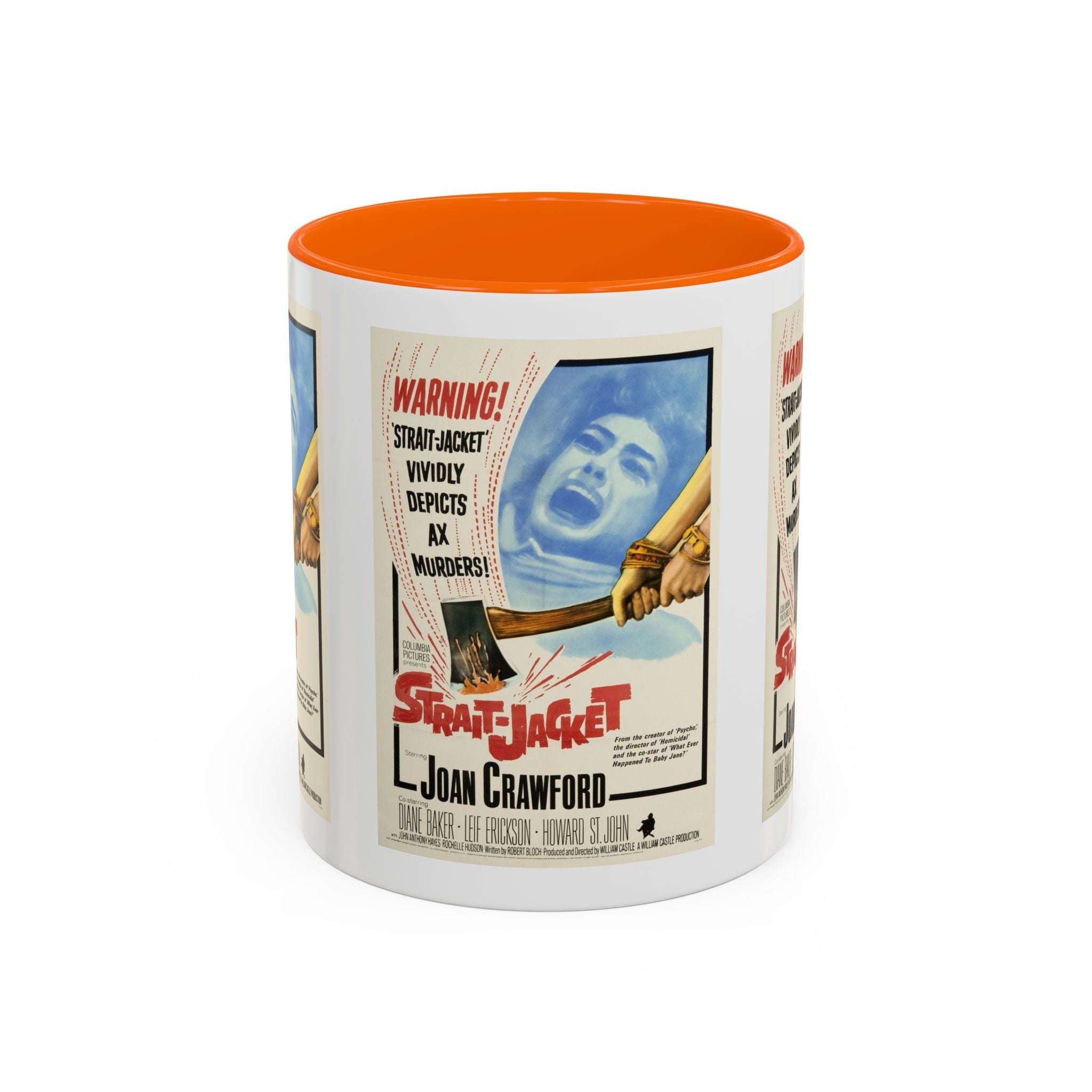 Cult Classic Movie Poster Art Accent Coffee Mug (11, 15oz) - Strait - Jacket 1964 - POPvault
