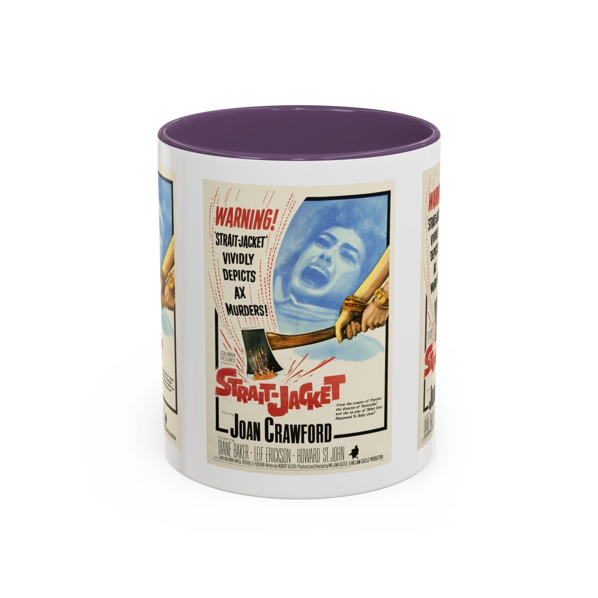 Cult Classic Movie Poster Art Accent Coffee Mug (11, 15oz) - Strait - Jacket 1964 - POPvault